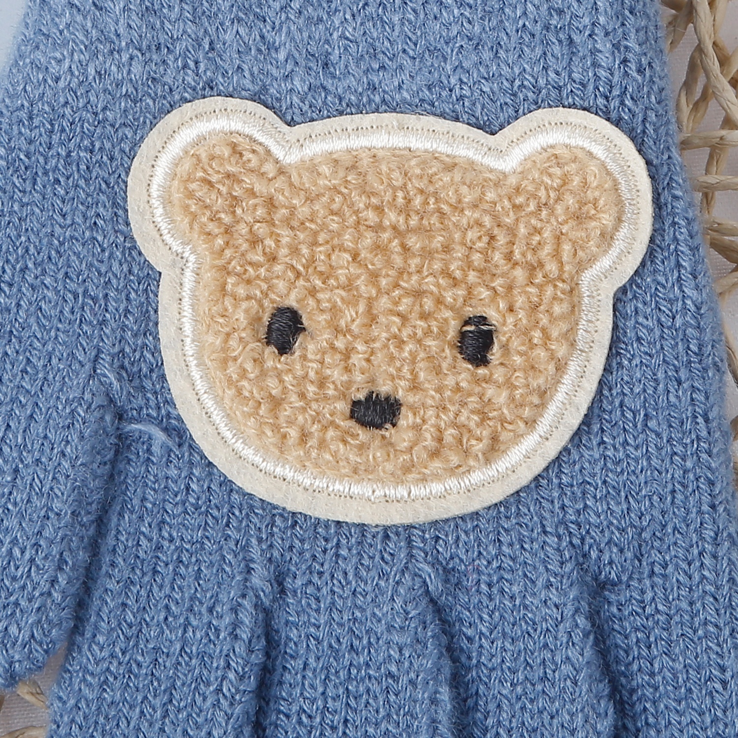 Găng tay KidsPlaza hình gấu 25K-G02 (Xanh)