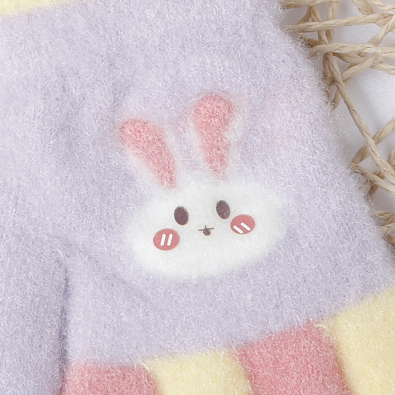 Găng tay KidsPlaza hình thỏ 25K-G01 (Tím)