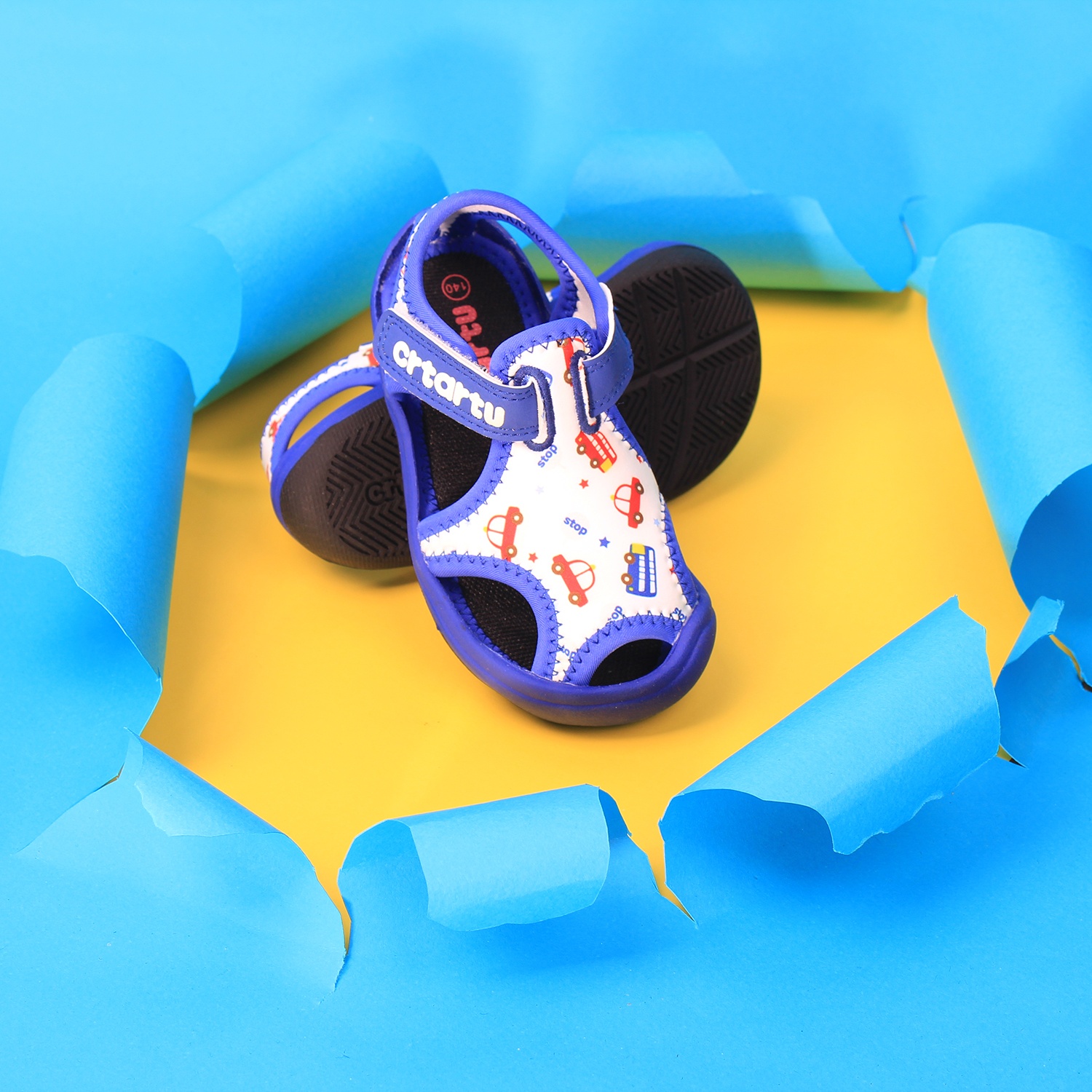 Dép Sandal Thời Trang Cao Cấp Cho Bé Crtartu XBI1-B hình 2