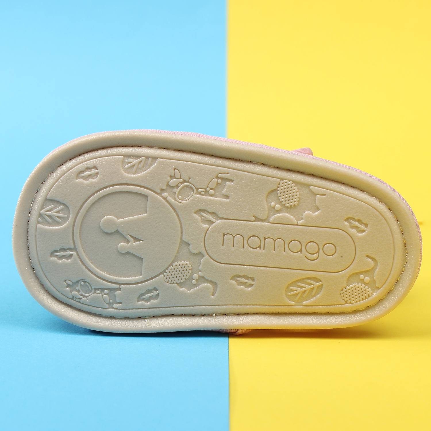 Dép tập đi Mamago đính nơ chấm bi MM18-A hình 1