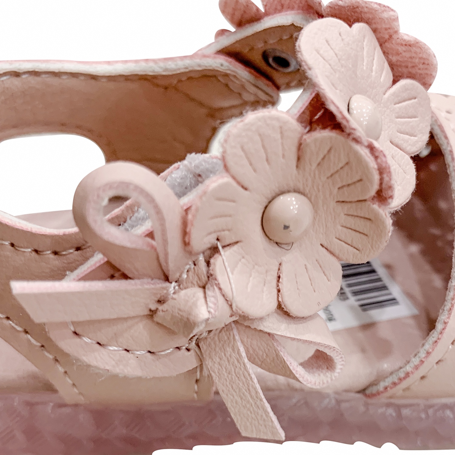 Giày tập đi đính hoa 4 bông 5 cánh AC20 HCM hình 2