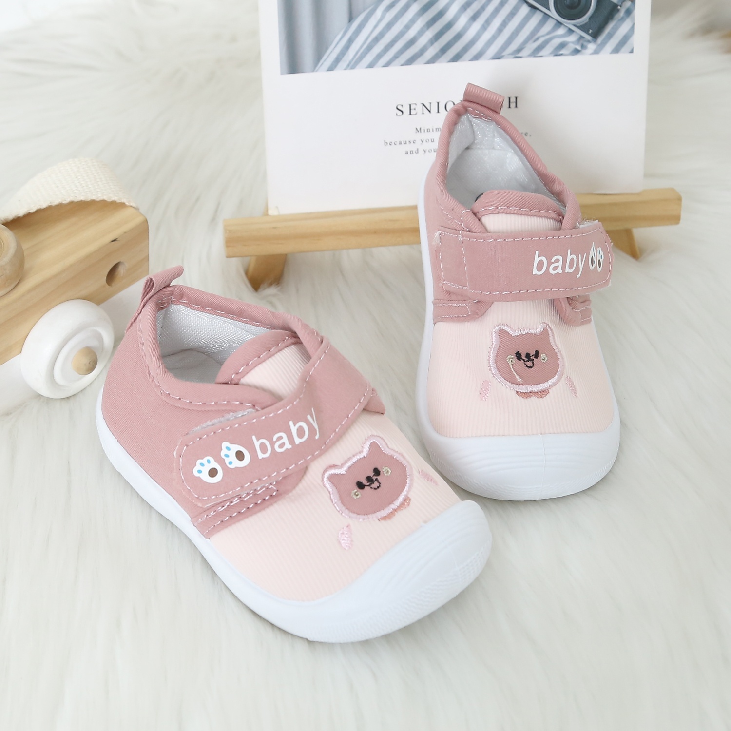 Giày tập đi Mamago baby 24M-S7 (Hồng)