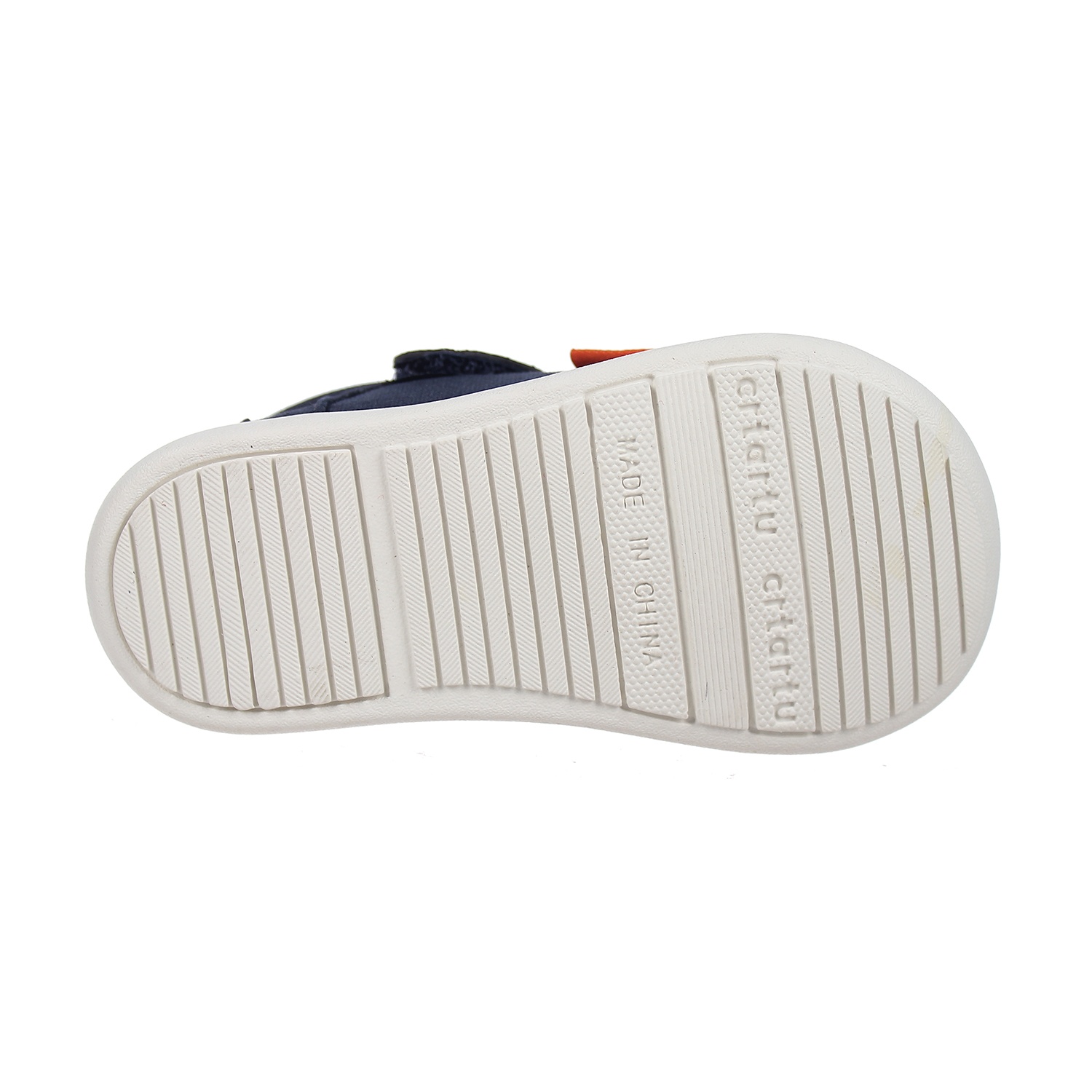 Giày thời trang bé trai Crtartu tím than dây vàng XAH11-B hình 4