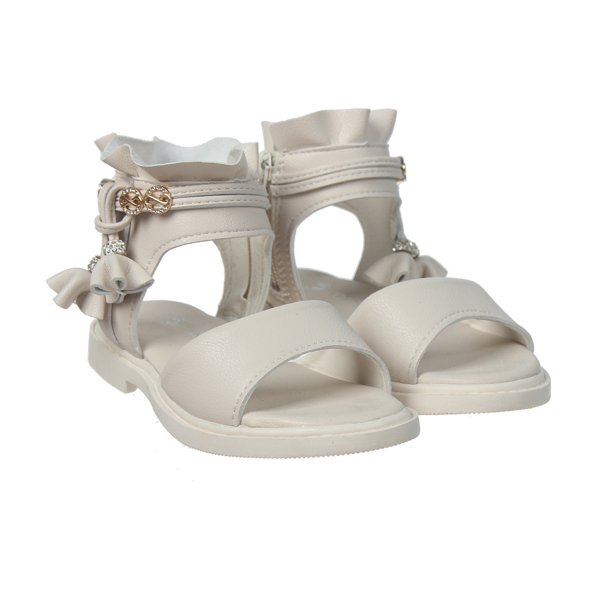 SANDAL bé gái Mamago cổ cao AC20 size 27 (Trắng) hình 1