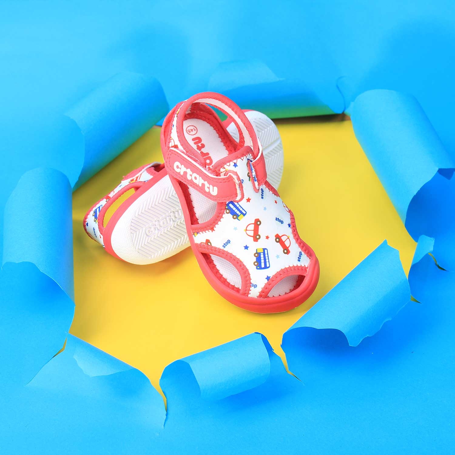 Sandal thời trang cho bé gái cao cấp Crtartu XBI1-P chất liệu an toàn Sandal thời trang cho bé gái cao cấp Crtartu XBI1-P hình 2