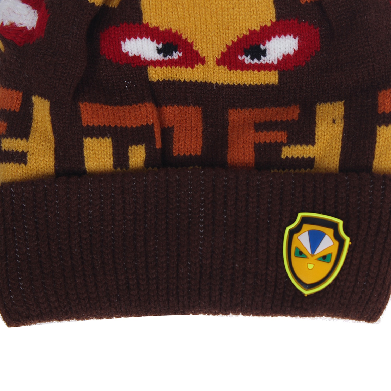 Bộ khăn mũ len in hình ô tô hình 2