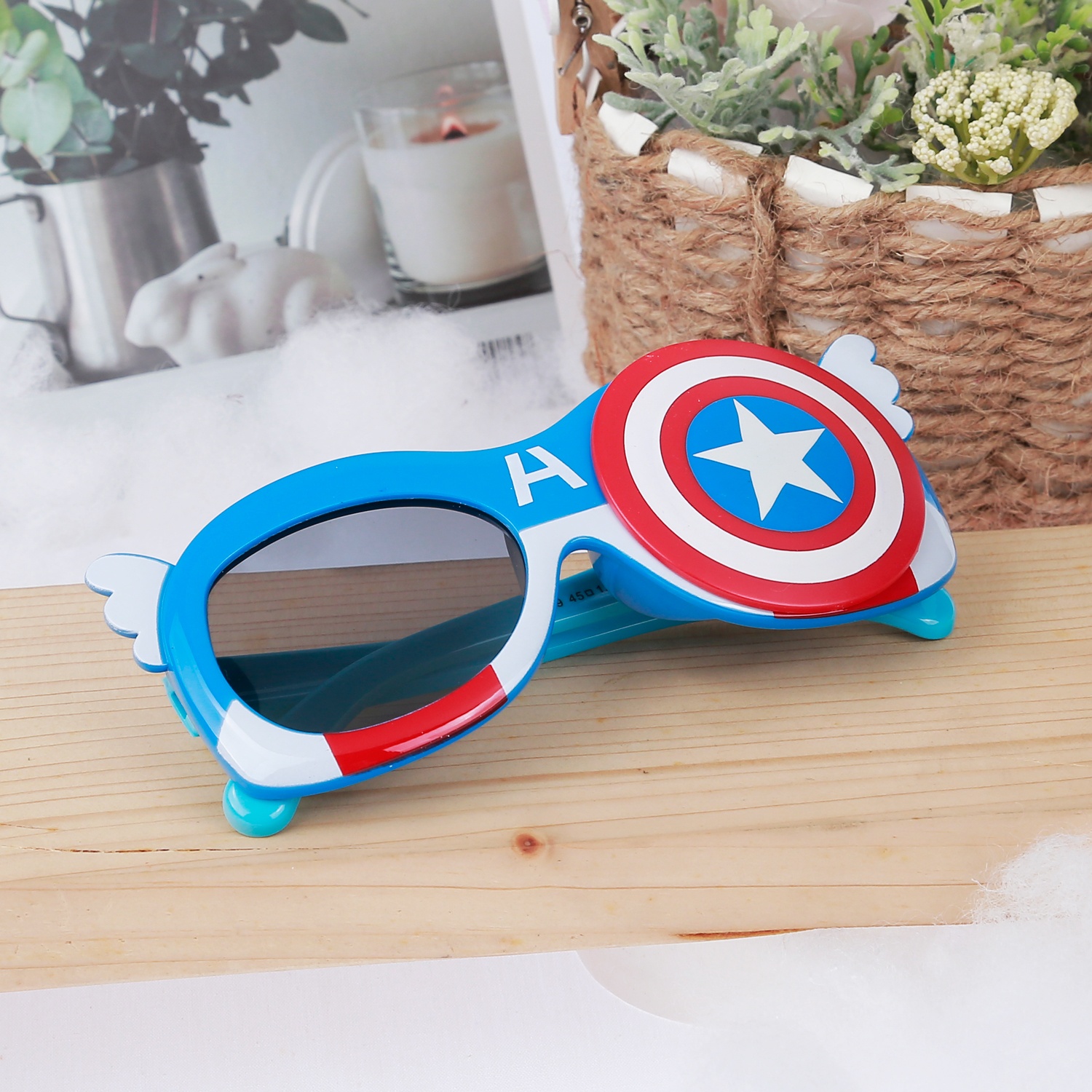 Kính thời trang gọng dẻo KidsPlaza 2023 3669 C2 (Xanh) hình 1