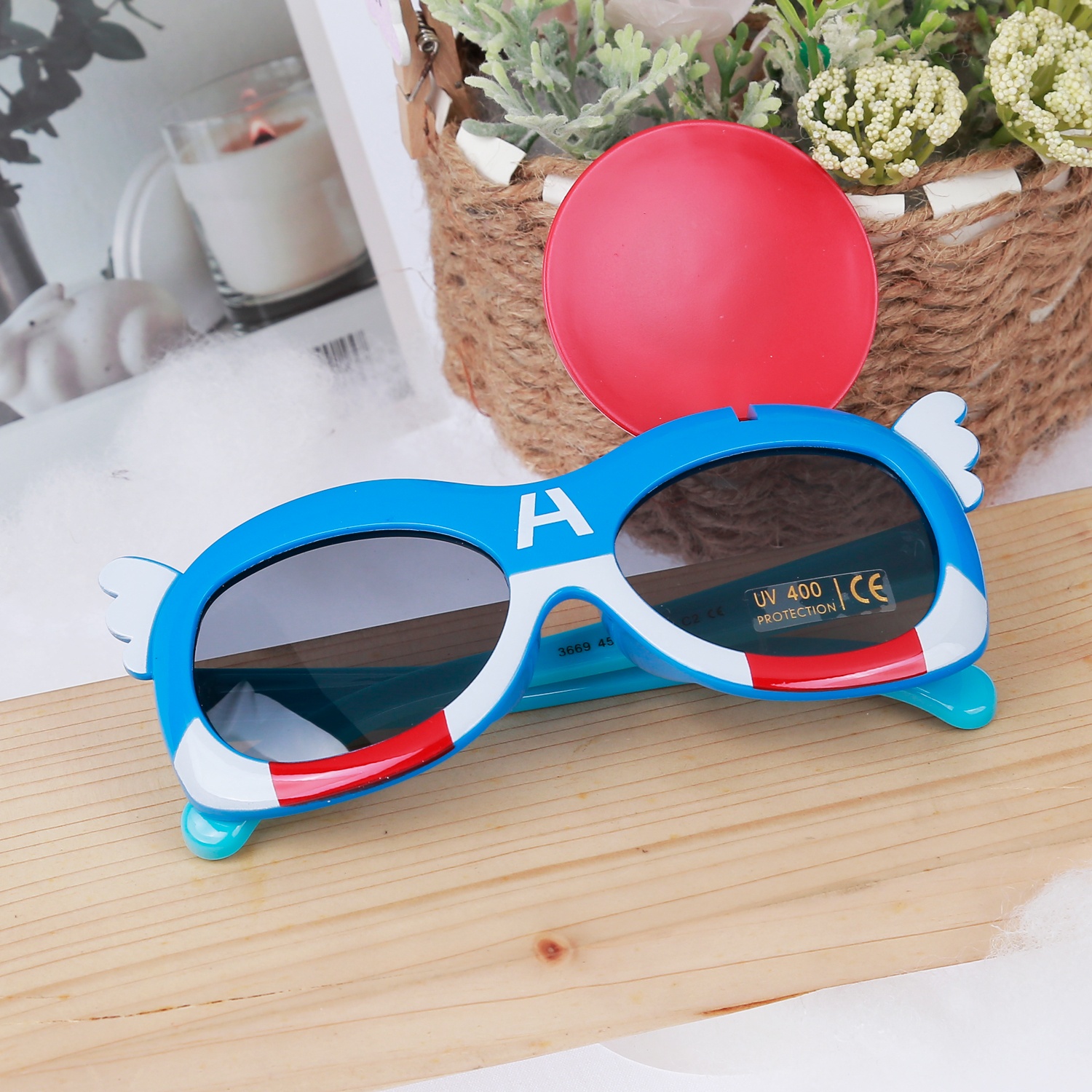 Kính thời trang gọng dẻo KidsPlaza 2023 3669 C2 (Xanh) hình 3