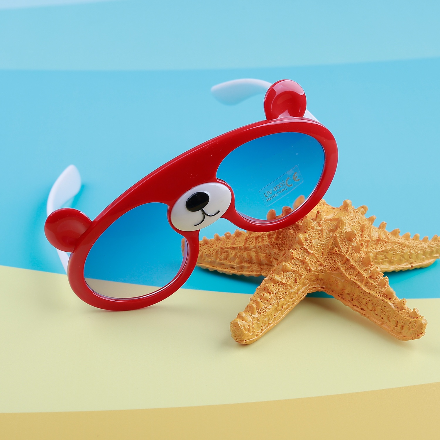 Kính thời trang KidsPlaza Bear PK21 - 006 Red hình 1