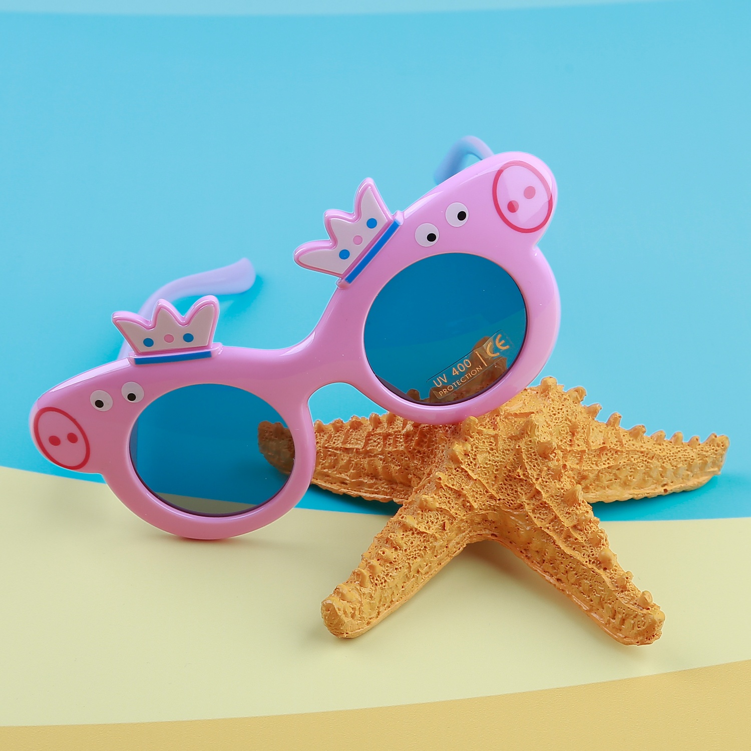 Kính thời trang KidsPlaza gọng dẻo 8240 C42 Pink hình 2