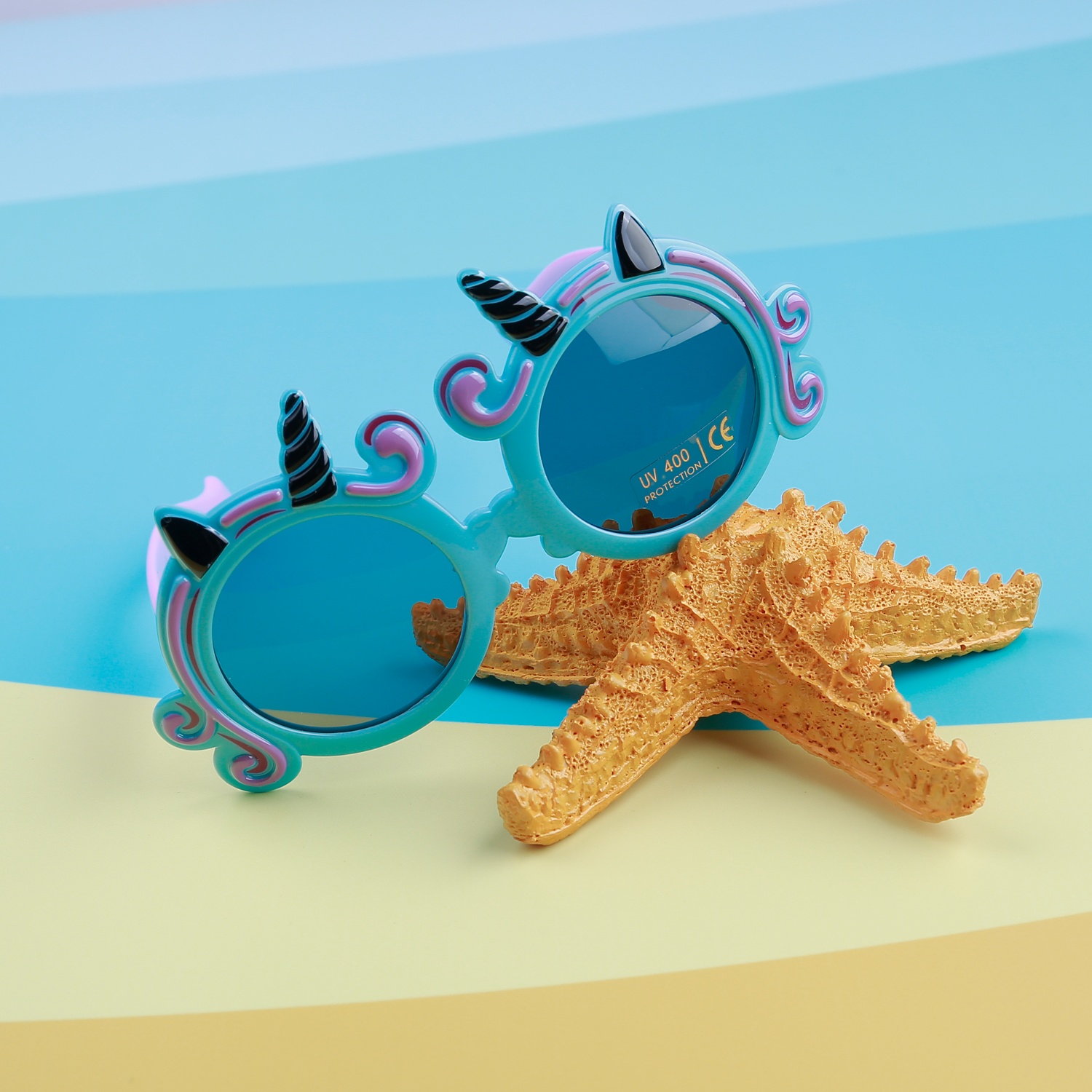 Kính thời trang KidsPlaza gọng dẻo 8258 C27 Mint hình 1