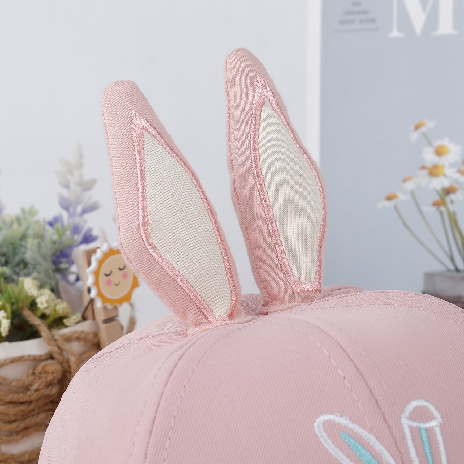 Mũ thời trang KidsPlaza tai thỏ Friend 23K-H14 s50 (Hồng) hình 3