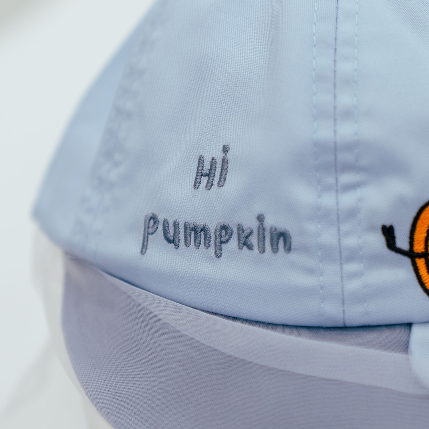 Mũ lưỡi trai phủ voan Kidsplaza pumpkin DN26 (Xanh) hình 3