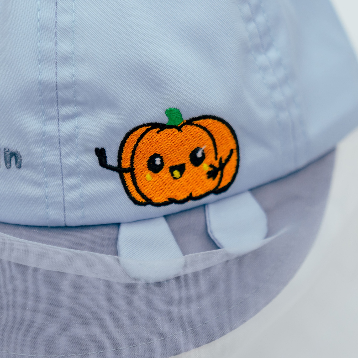 Mũ lưỡi trai phủ voan Kidsplaza pumpkin DN26 (Xanh) hình 2