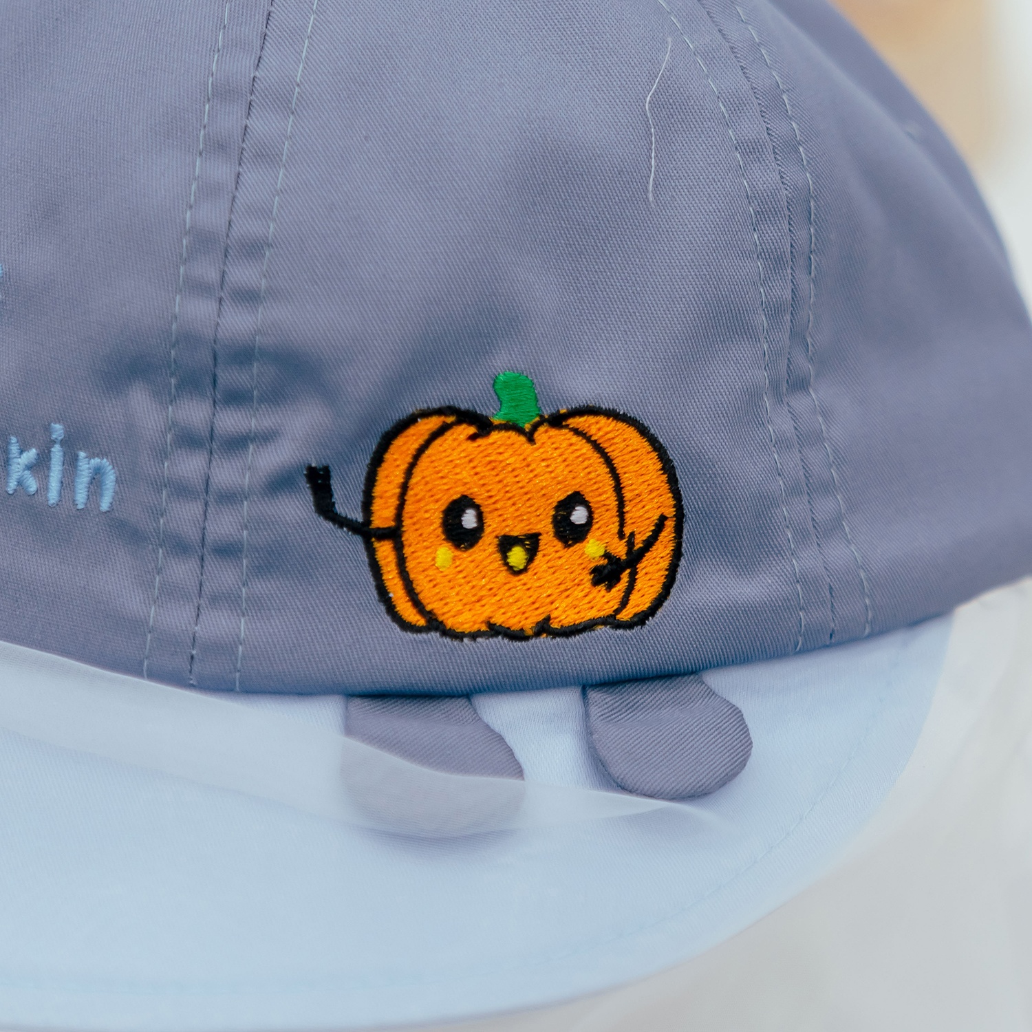 Mũ lưỡi trai phủ voan Kidsplaza pumpkin DN26 (Xanh dương) hình 2