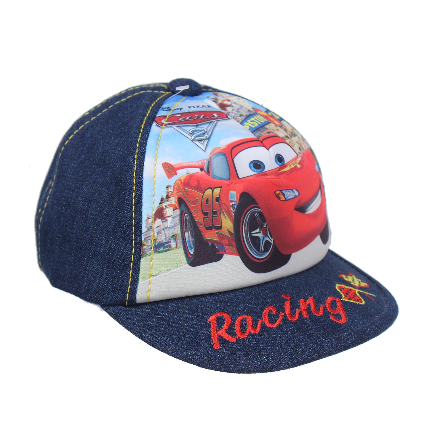 Mũ bò lưỡi trai in hình ô tô JD3 hình 2