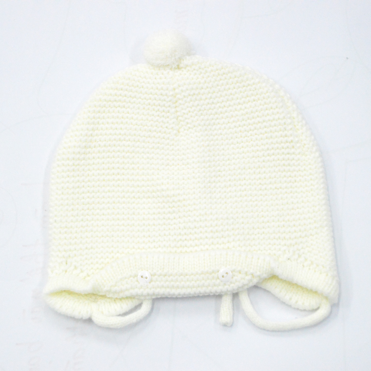 Mũ len cho bé đính bông IT hình 2