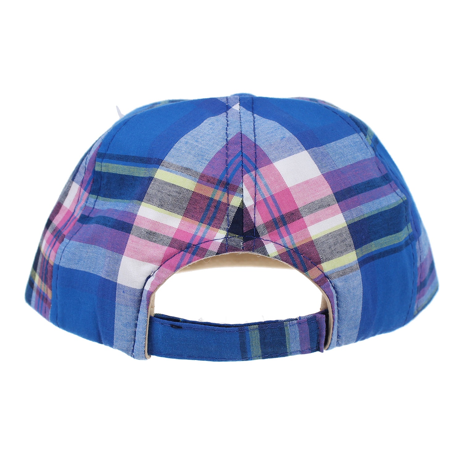 Mũ lưỡi trai kẻ ca rô in hình chú gấu hình 2