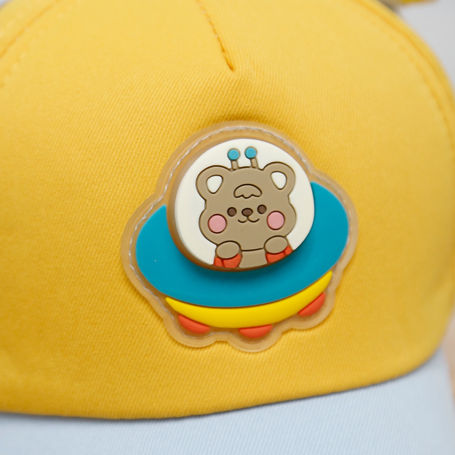 Mũ lưỡi trai KidsPlaza đính 2 tai phi thuyền UFO 25K-H21 Size 48 (Vàng) hình 2