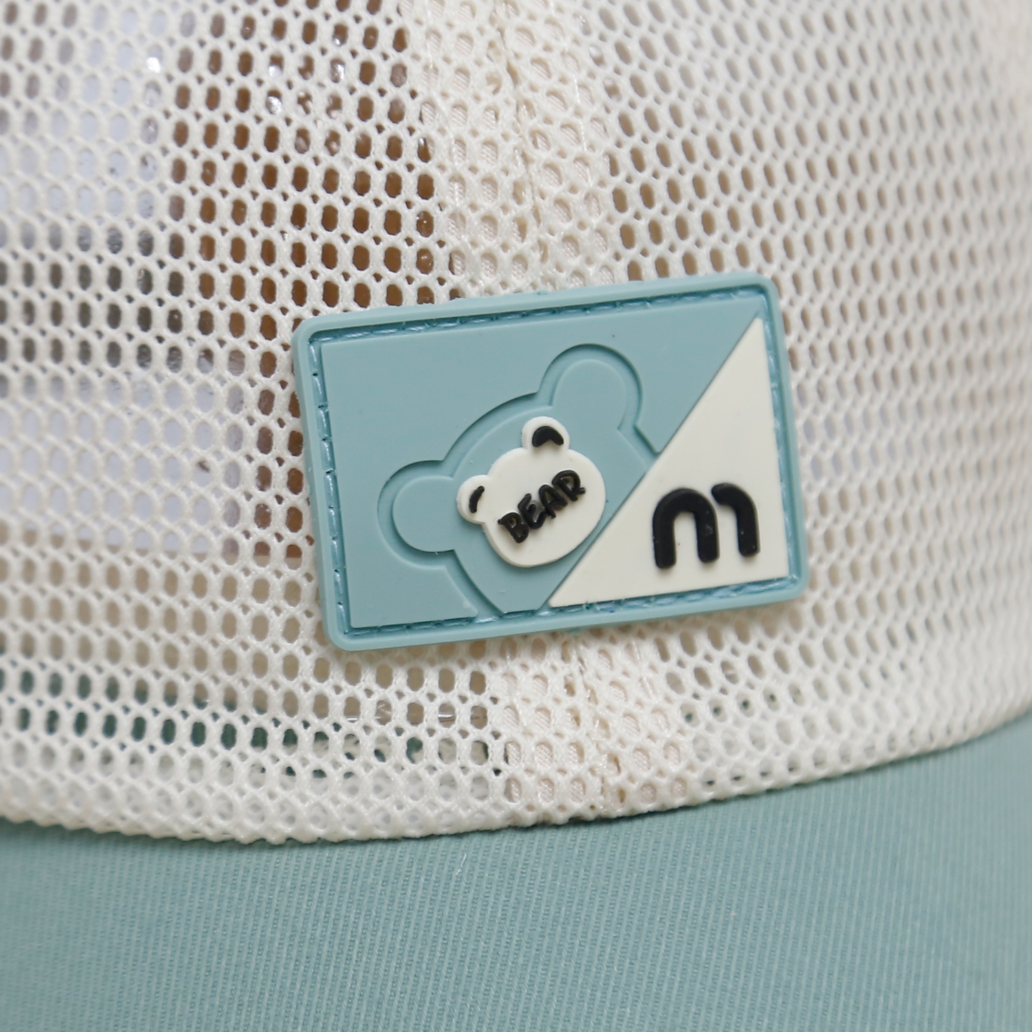 Mũ lưỡi trai KidsPlaza lưới 2 tai 25K-H26 Size 50 (Xanh) hình 2