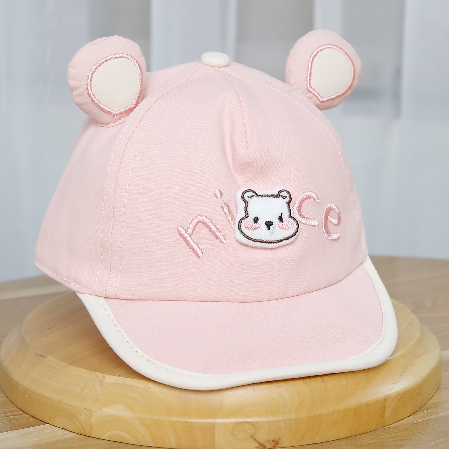 Mũ lưỡi trai KidsPlaza nice 2 tai 25K-H10 Size 48 (Hồng)