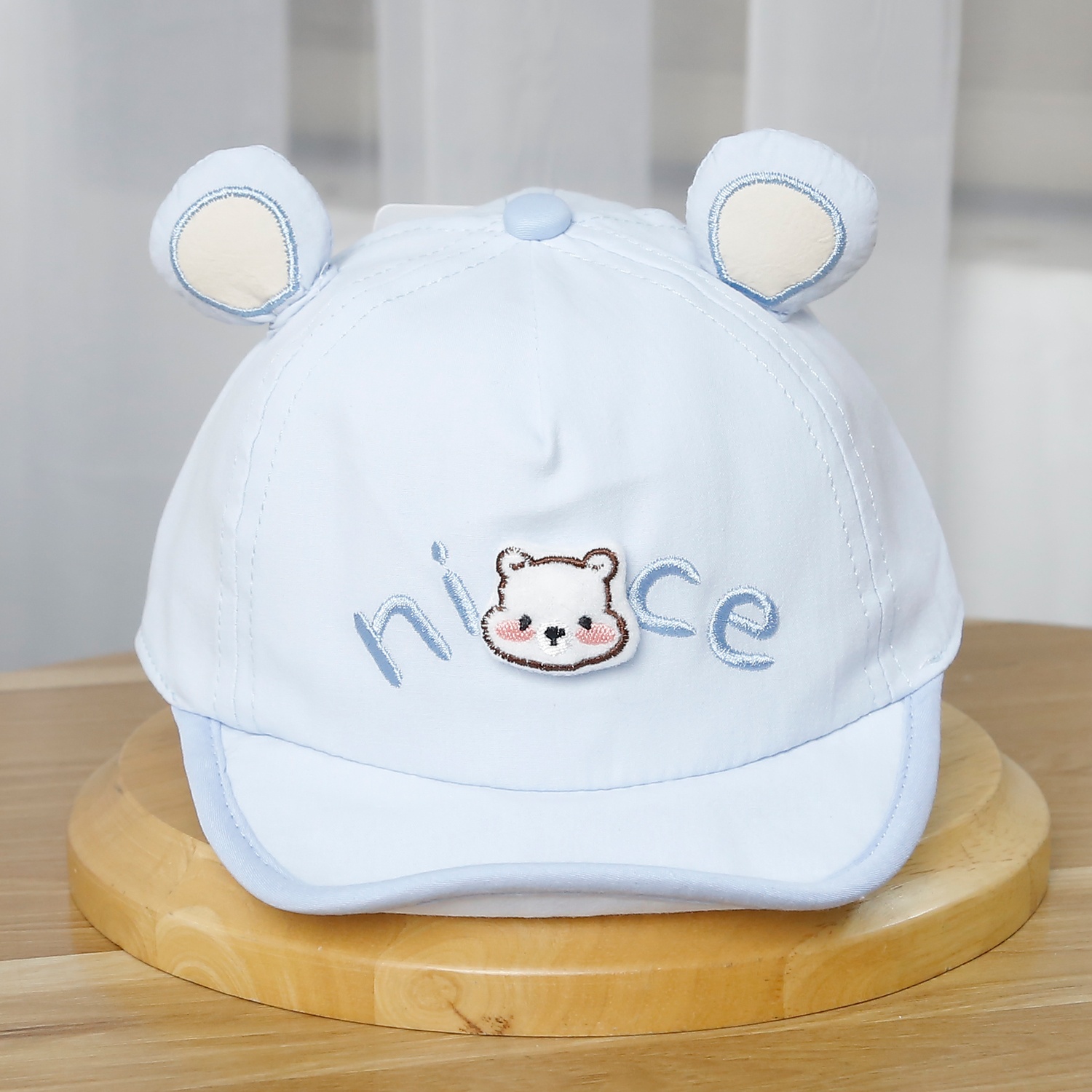 Mũ lưỡi trai KidsPlaza nice 2 tai 25K-H10 Size 48 (Xanh)