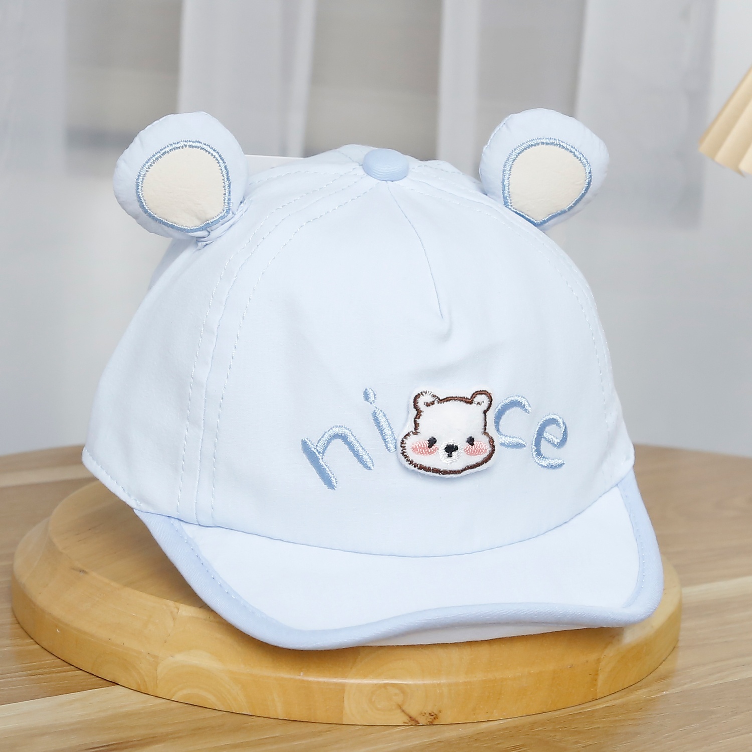 Mũ lưỡi trai KidsPlaza nice 2 tai 25K-H10 Size 48 (Xanh)