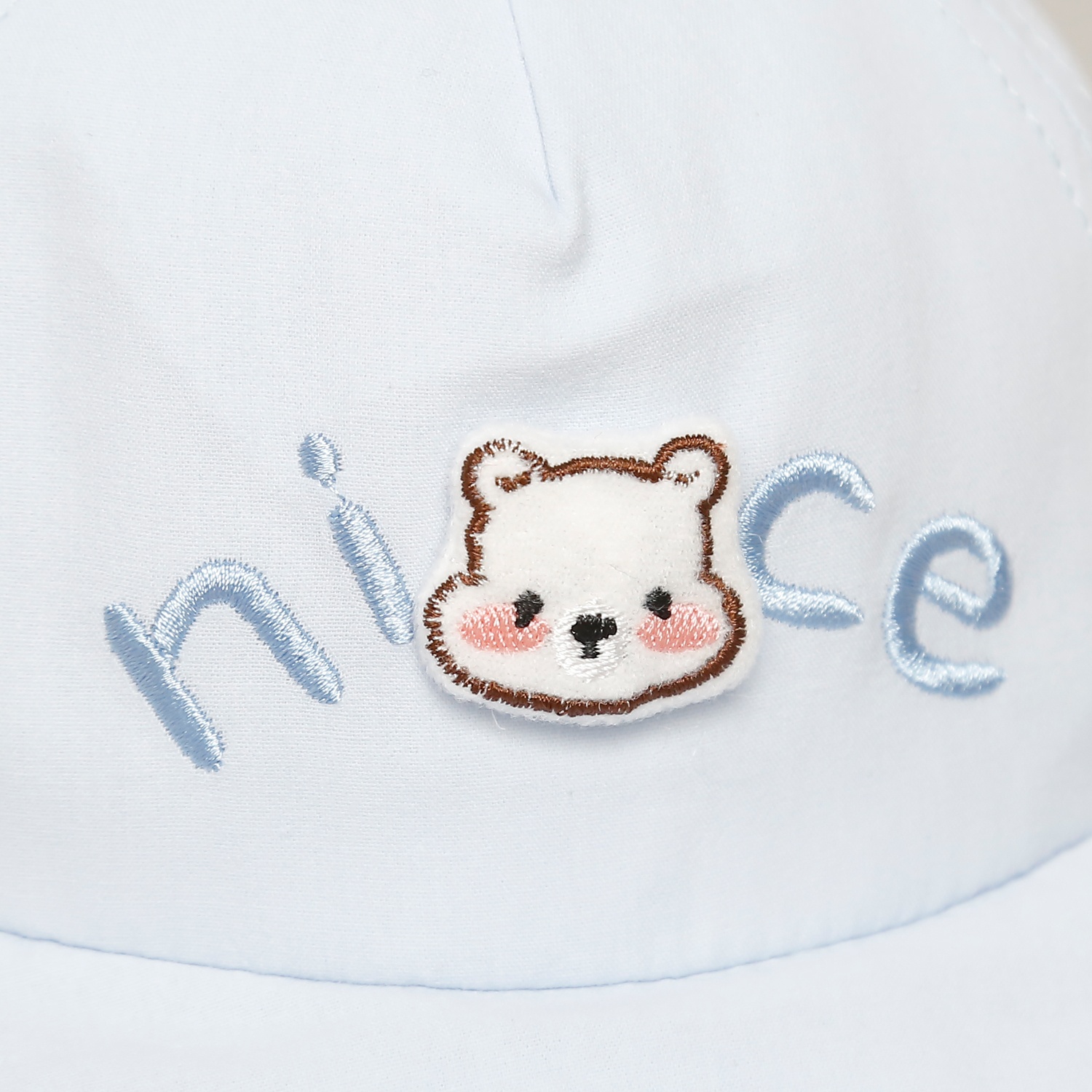 Mũ lưỡi trai KidsPlaza nice 2 tai 25K-H10 Size 48 (Xanh)