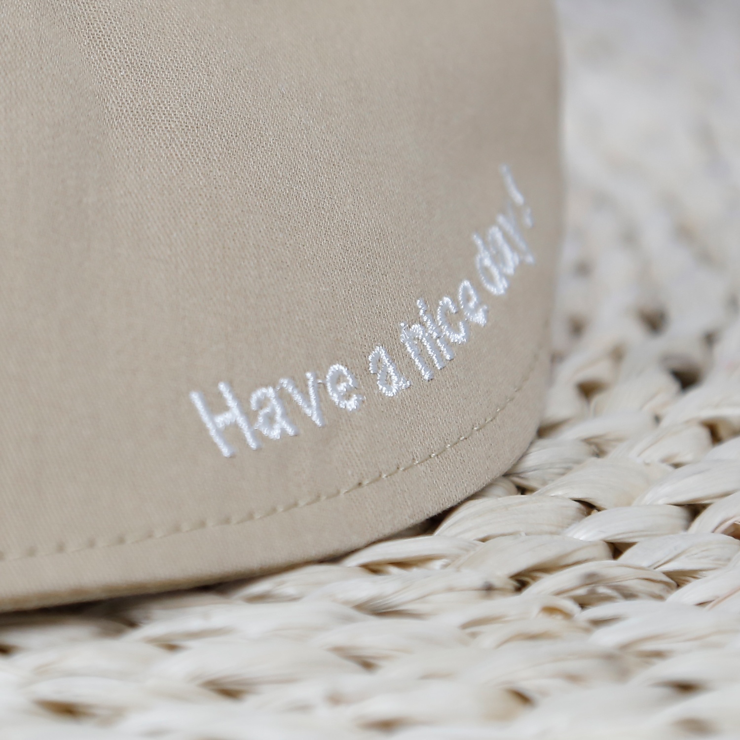 Mũ lưỡi trai KidsPlaza thêu gấu 25K-H25 Size 50 (Nâu) hình 3