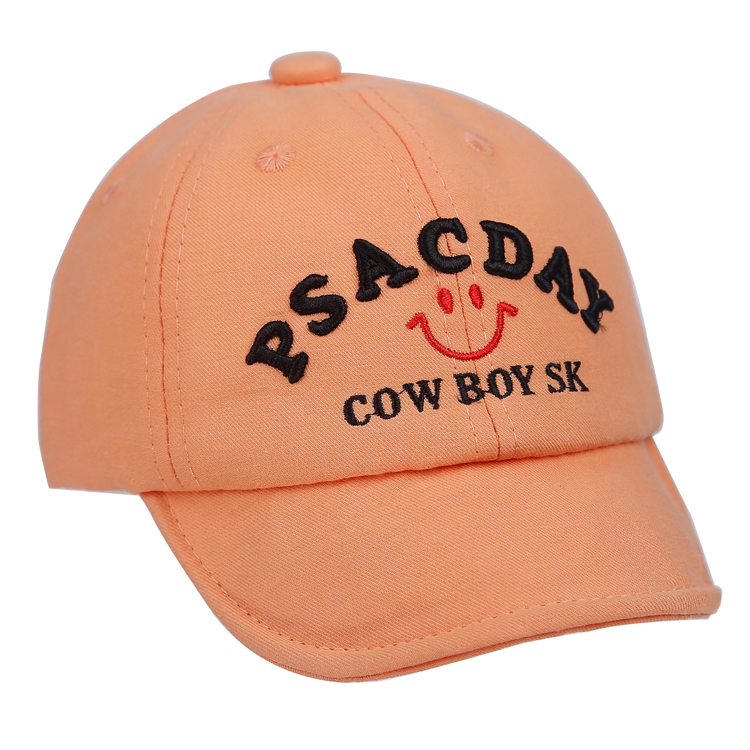 Mũ lưỡi trai thêu họa tiết PSACDAY cho bé trai AC3.21 (Cam) hình 1