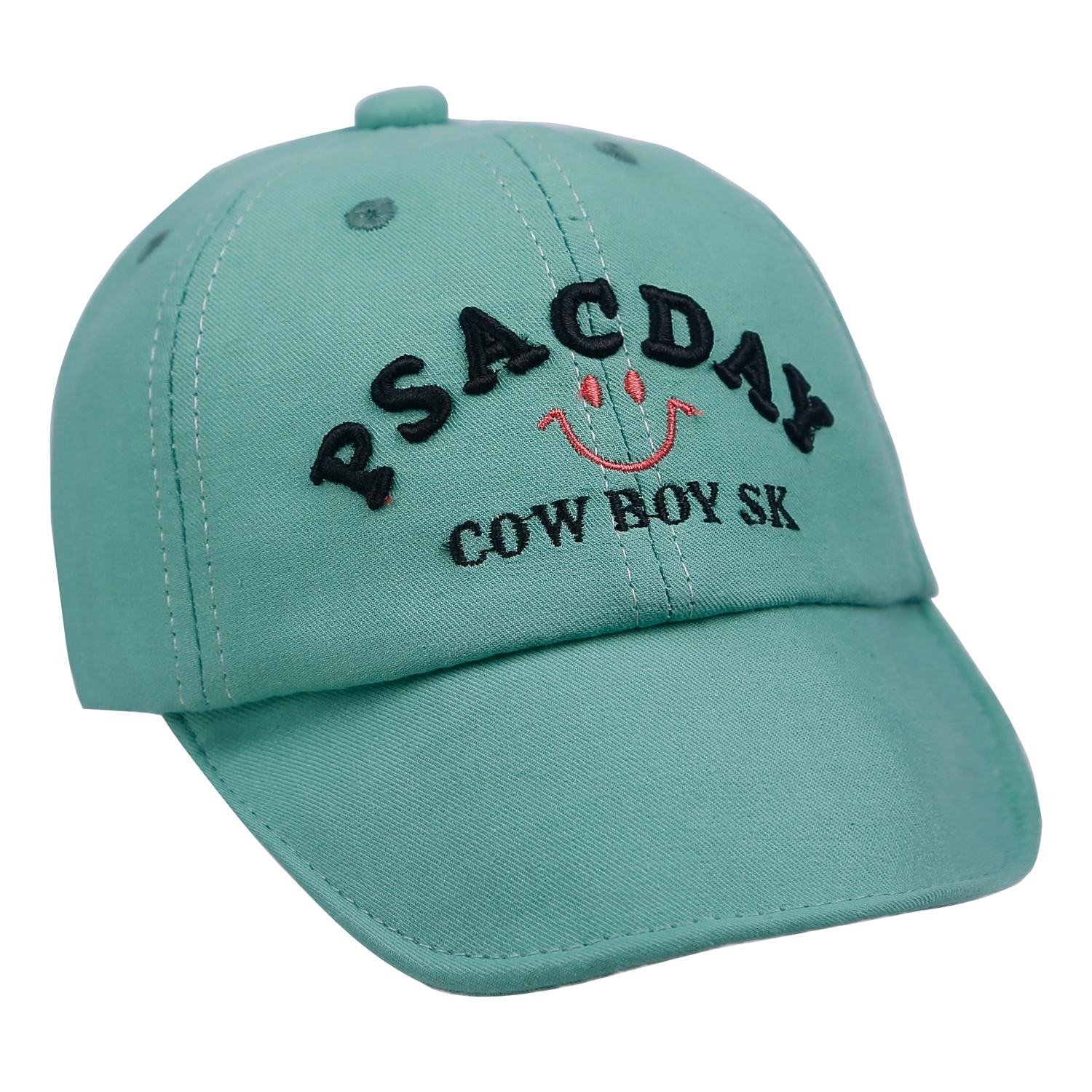 Mũ lưỡi trai thêu họa tiết PSACDAY cho bé trai AC3.21 (Xanh lá) hình 1