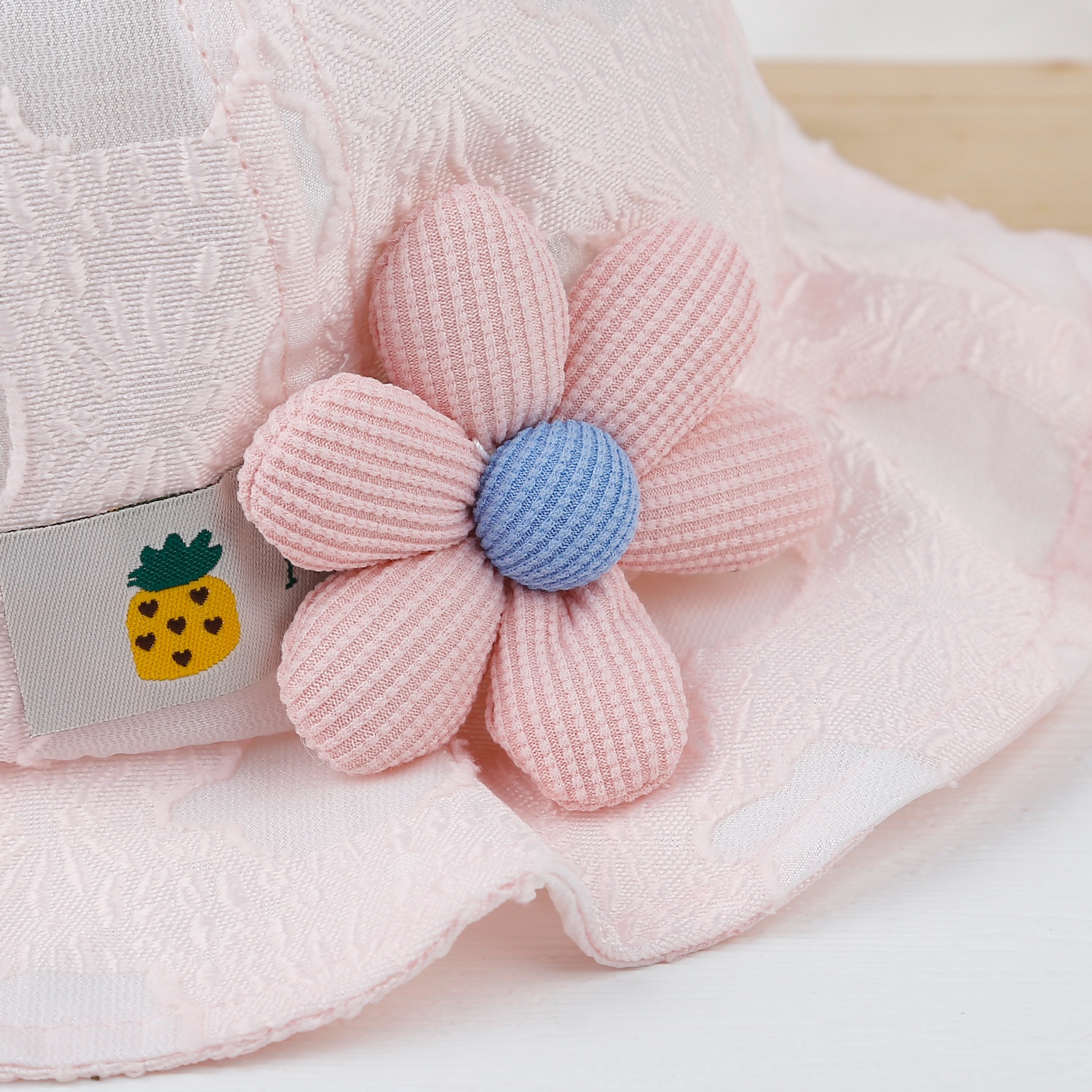 Mũ thời trang KidsPlaza đính hoa 23K-H11 s50 (Hồng) hình 3