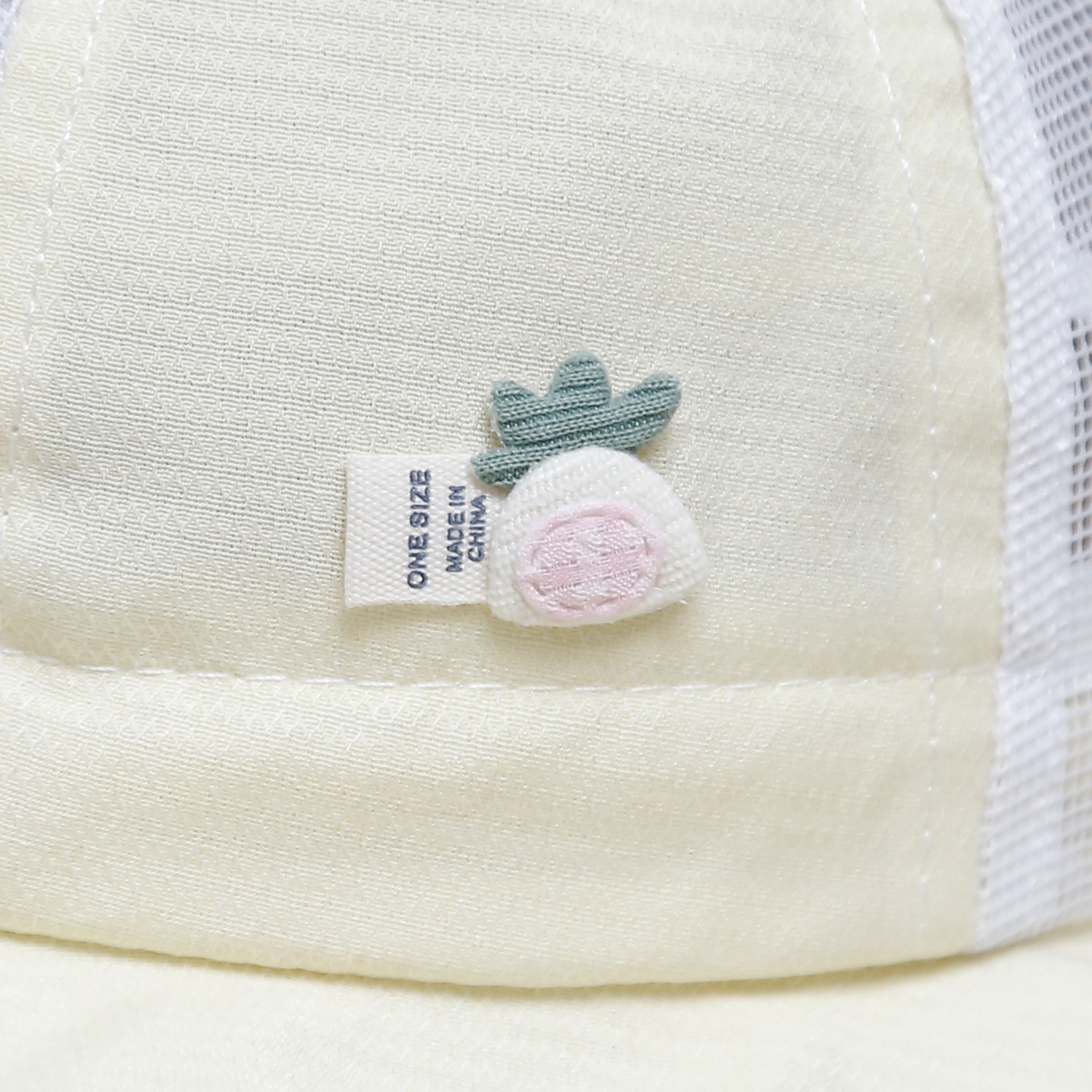 Mũ thời trang KidsPlaza đính nơ 25K-H18 Size 48 (Vàng) hình 3