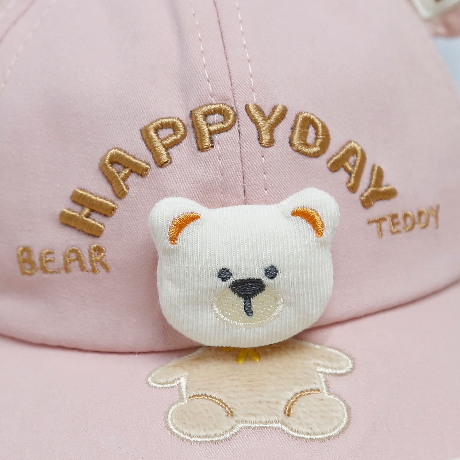 Mũ thời trang KidsPlaza Happy 2 tai 25K-H30 Size 50 (Hồng)