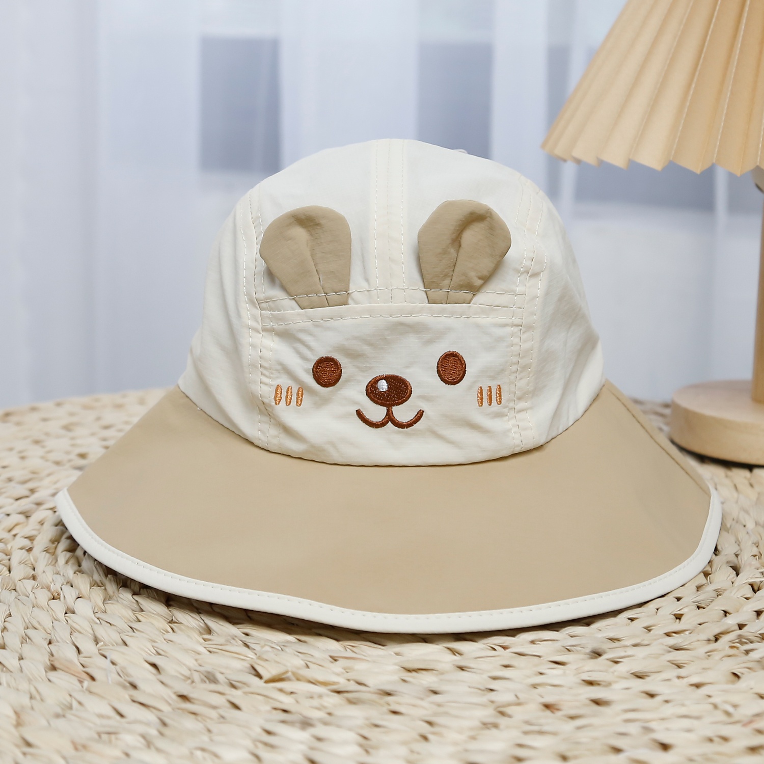 Mũ thời trang KidsPlaza mặt cún 2 tai 25K-H33 Size 52 (Nâu) hình 1