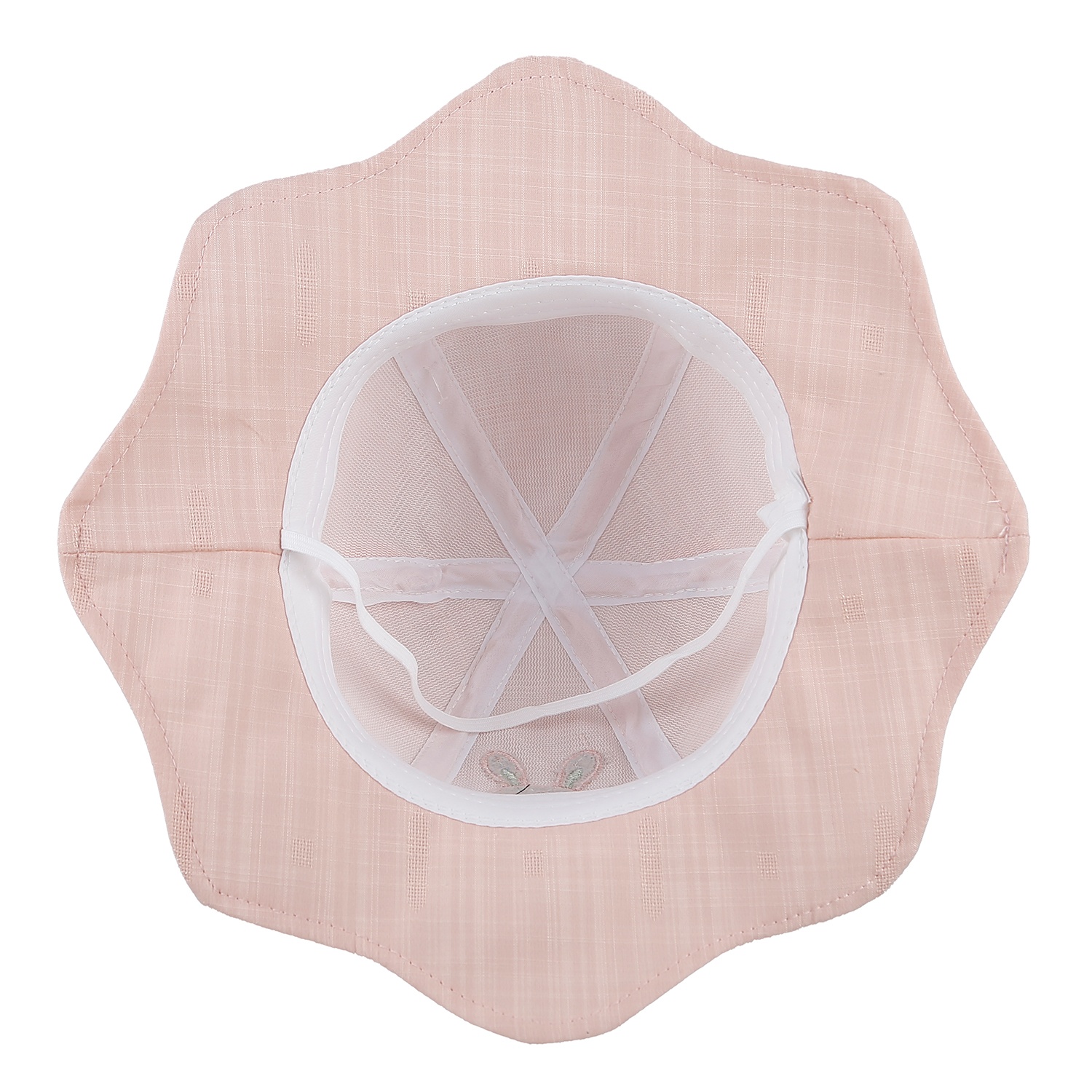 Mũ vành bé gái họa tiết mặt thỏ PK21-05 size 52 hình 4