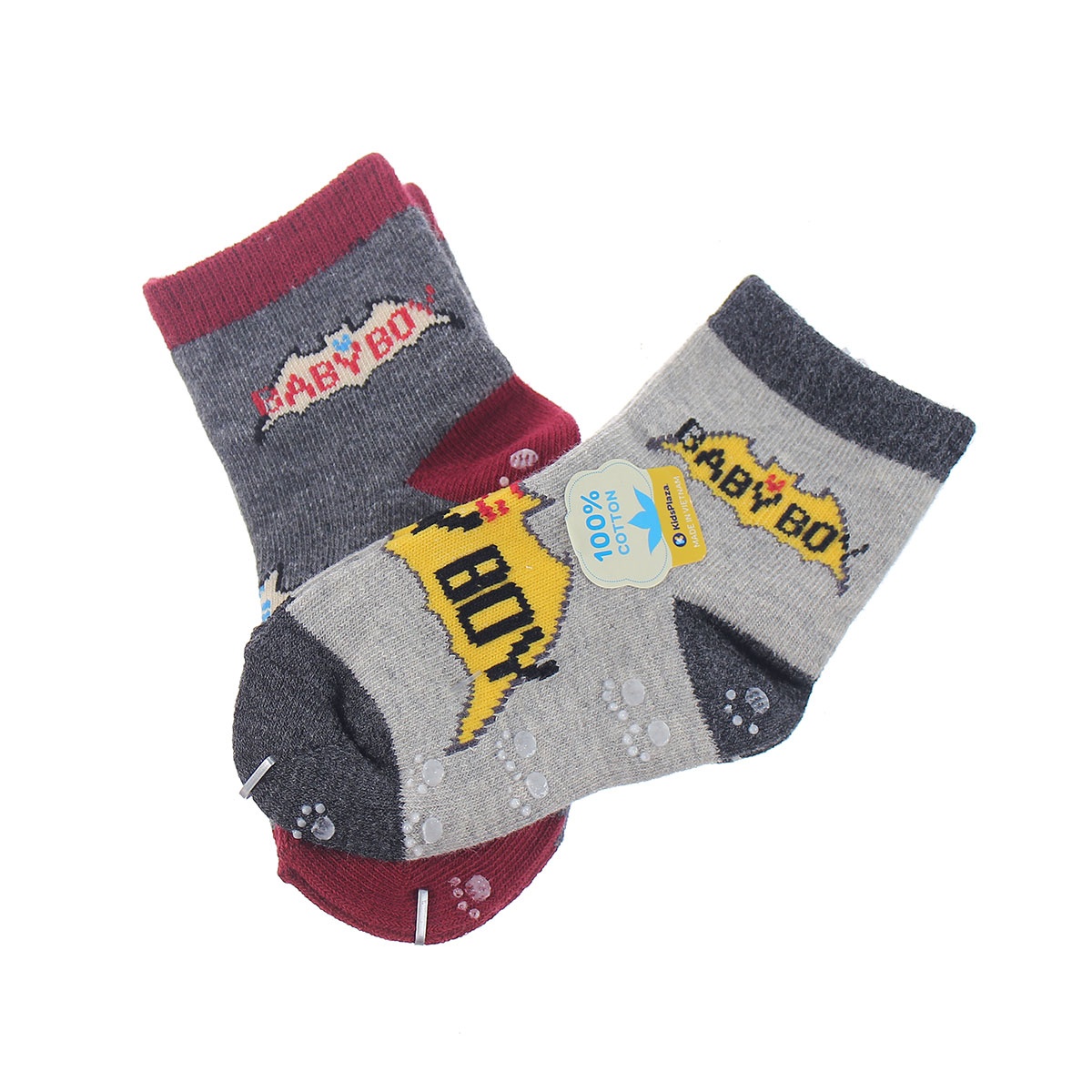 Set 2 tất chống trơn KidsPlaza Baby boy 06 VH19 hình 1