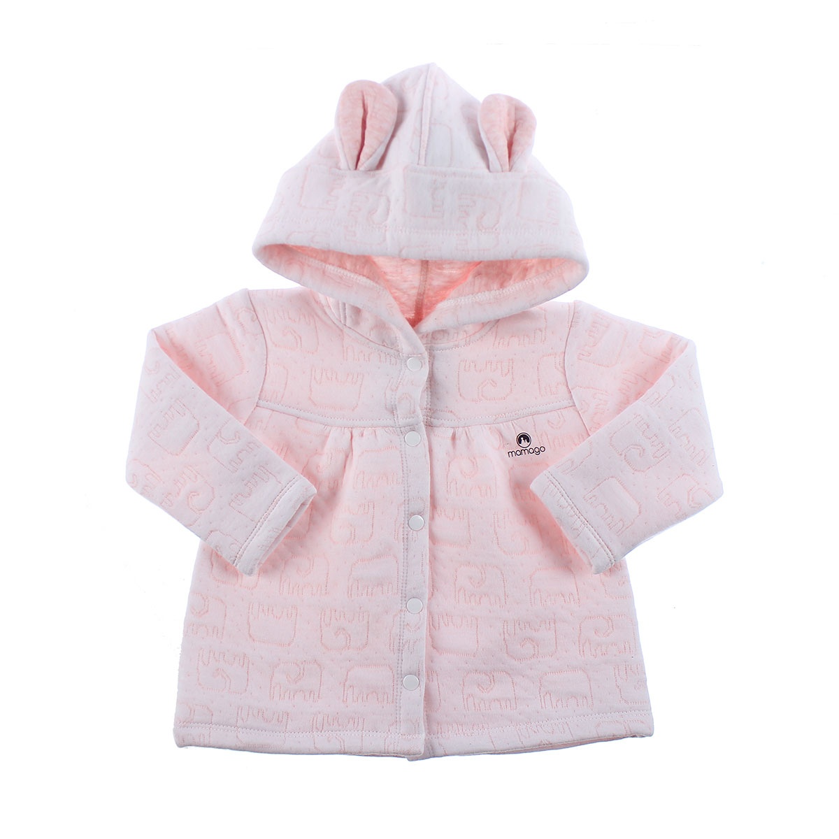 Áo khoác trần bông Mamago in hình voi HN19D (Cam) Áo khoác trần bông Mamago in hình voi HN19D (Cam) hình 1