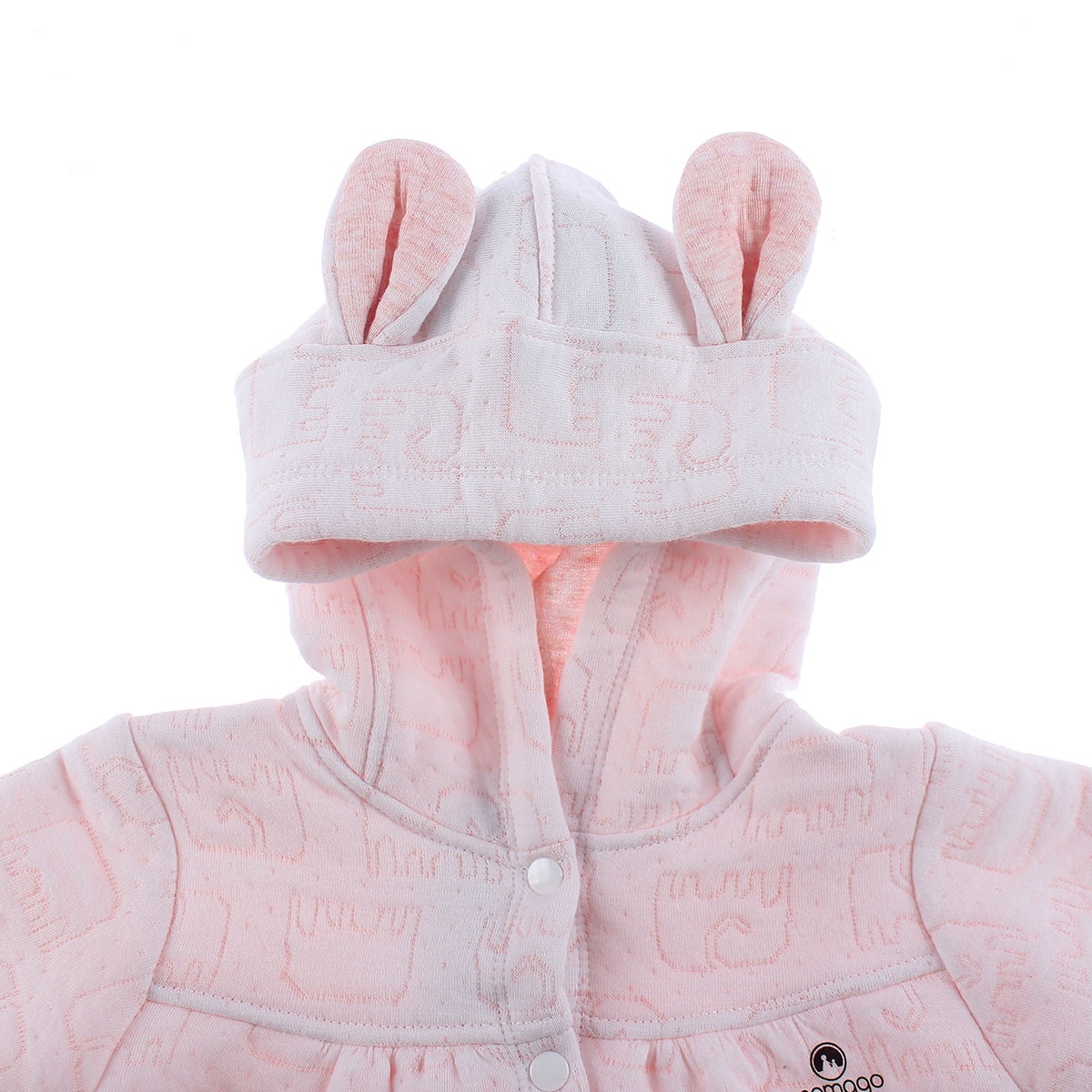 Áo khoác trần bông Mamago in hình voi HN19D (Cam) Áo khoác trần bông Mamago in hình voi HN19D (Cam) hình 3