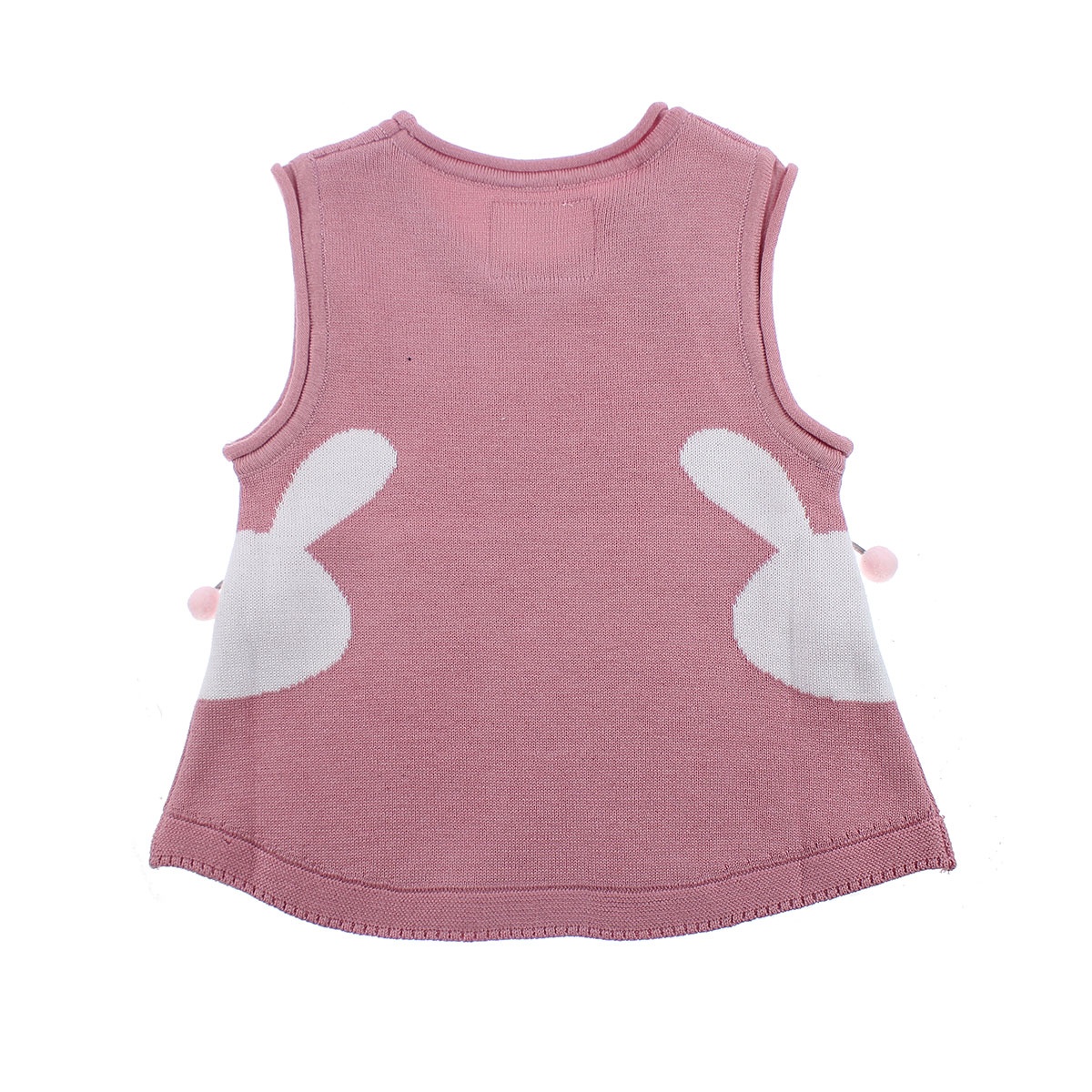 Áo len gile Mamago mặt thỏ HN19D (Hồng) hình 2