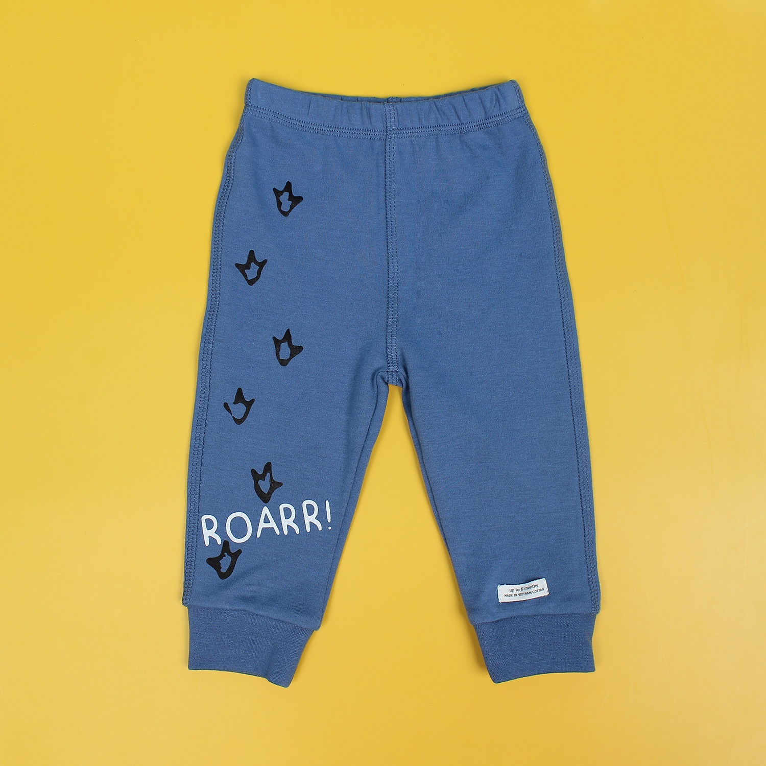 Bộ quần áo bé trai có túi ngực Mamago ND19T (tím than) hình 3