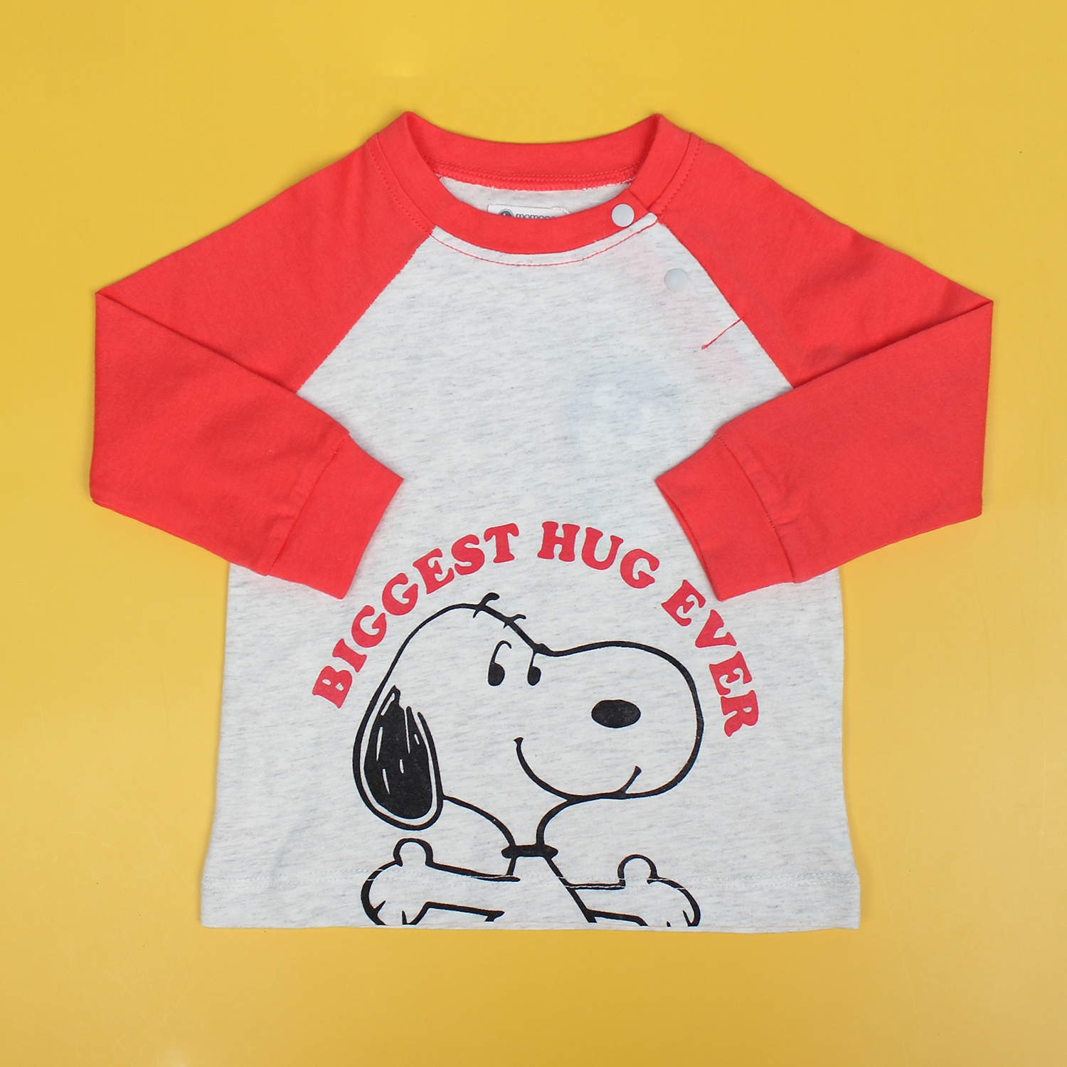 Bộ quần áo bé trai in hình chú cún Mamago ND19T (Đỏ ghi) hình 2