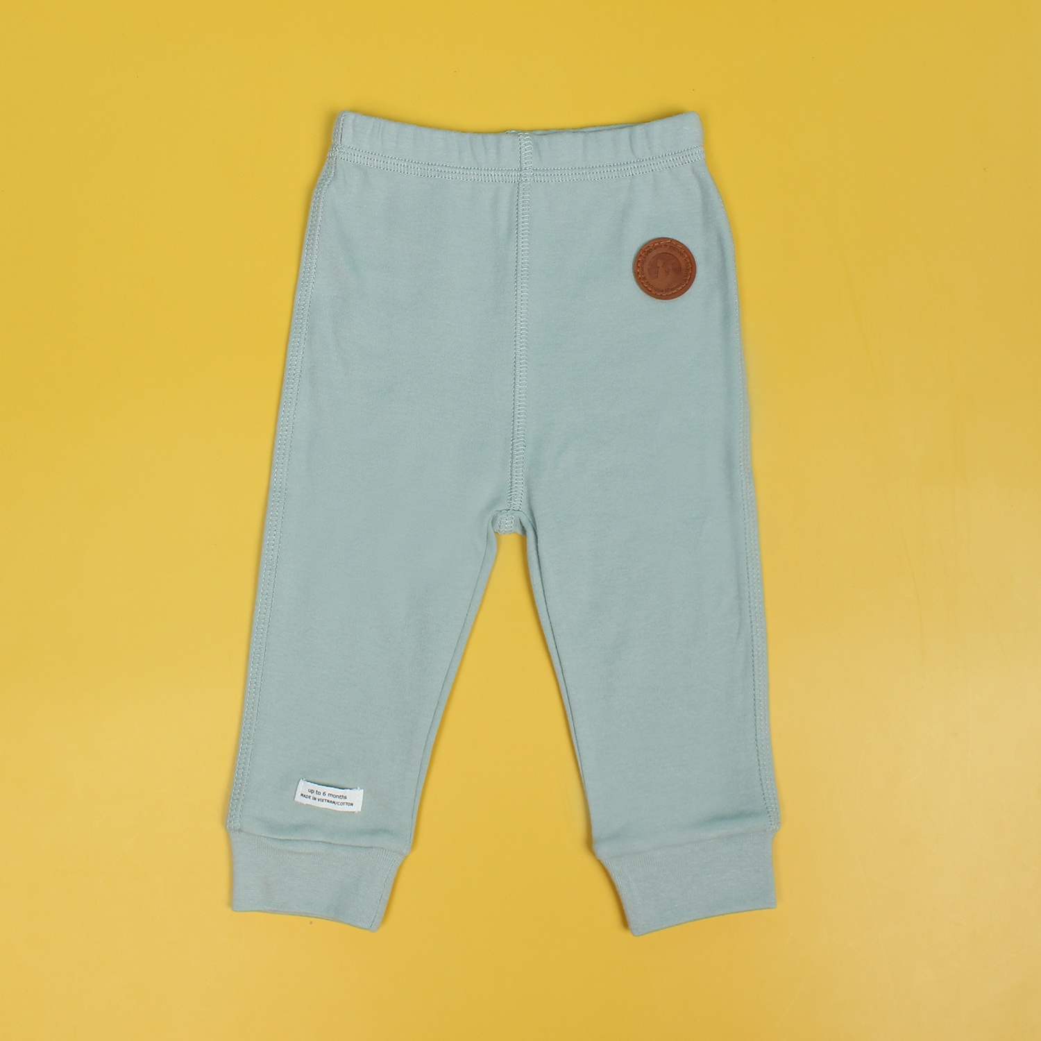 Bộ quần áo bé trai in hình mặt hổ Mamago ND19T (Trắng xanh) hình 3