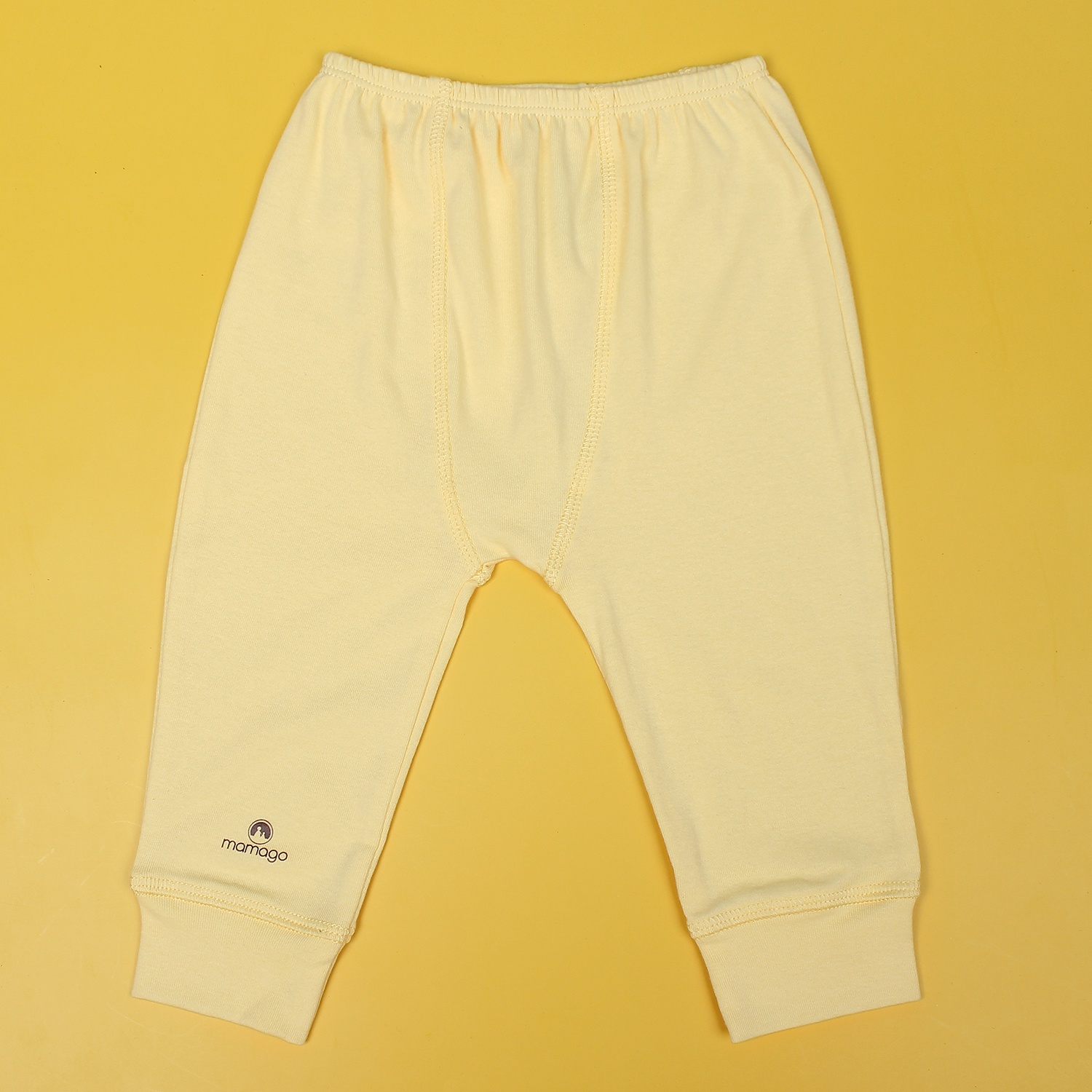 Bộ sơ sinh cài giữa hình chú ong in thân Mamago NĐ19 (Vàng) hình 3