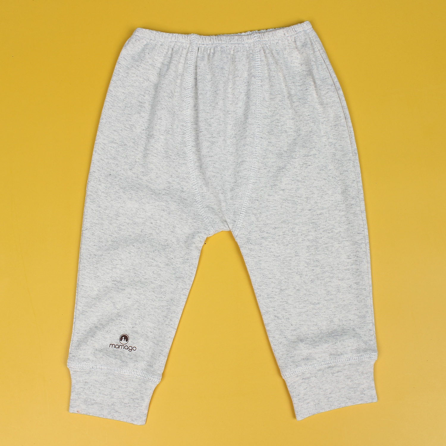 Bộ sơ sinh cài giữa in hình chú ngựa vằn Mamago NĐ19 (Ghi) hình 3