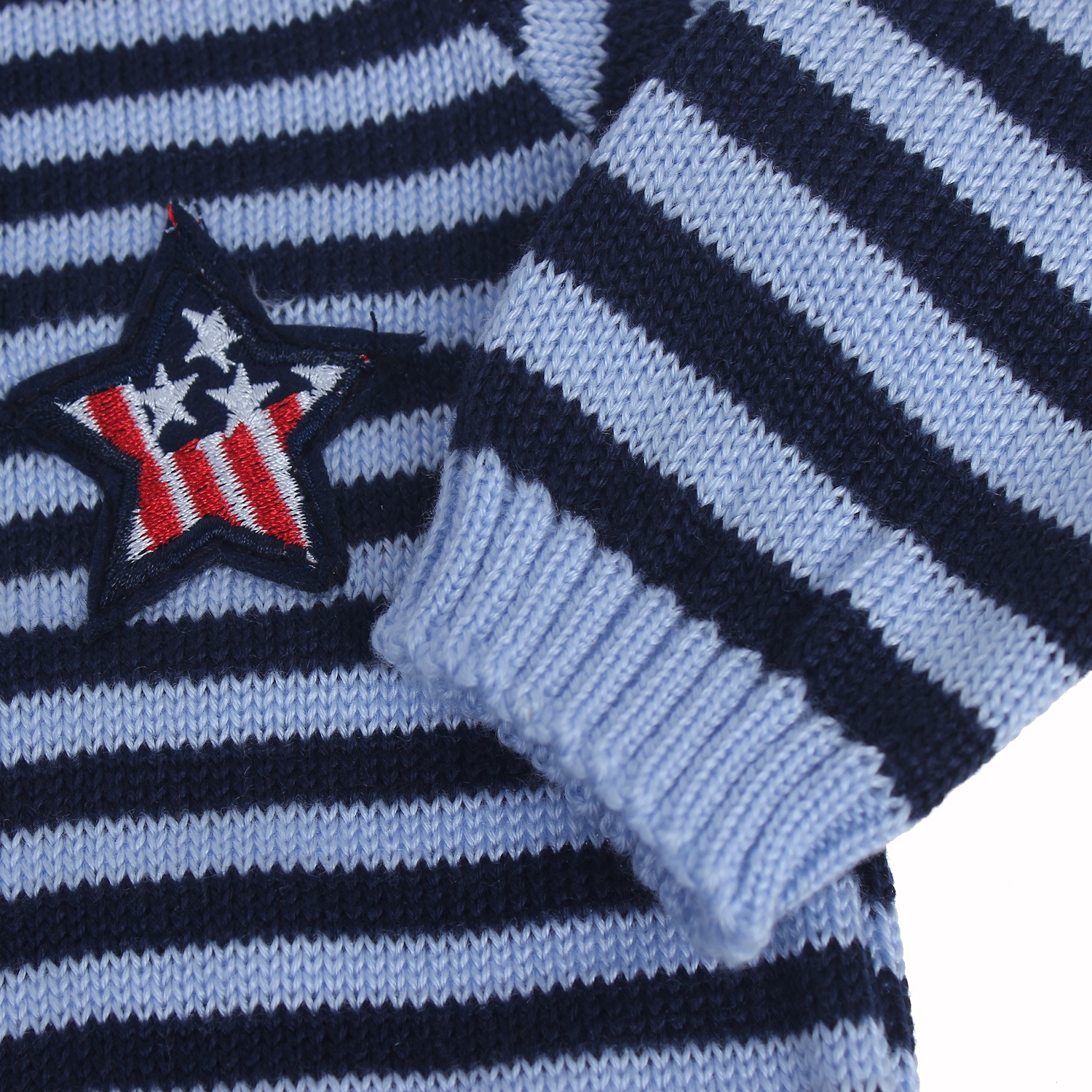 Áo len dài tay kẻ ngang Mamago hình 3