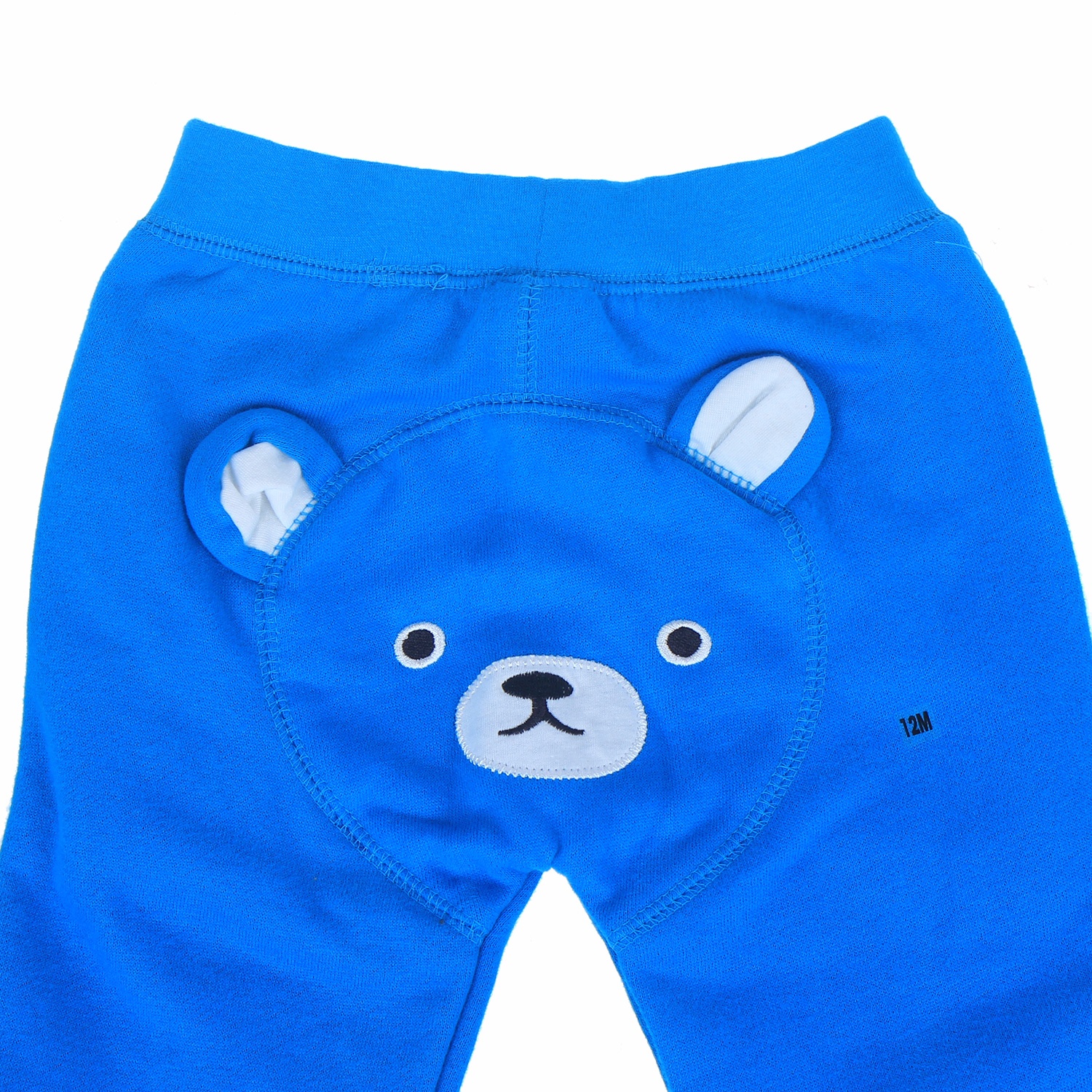 Quần nỉ đáp mông thú màu xanh hình 3