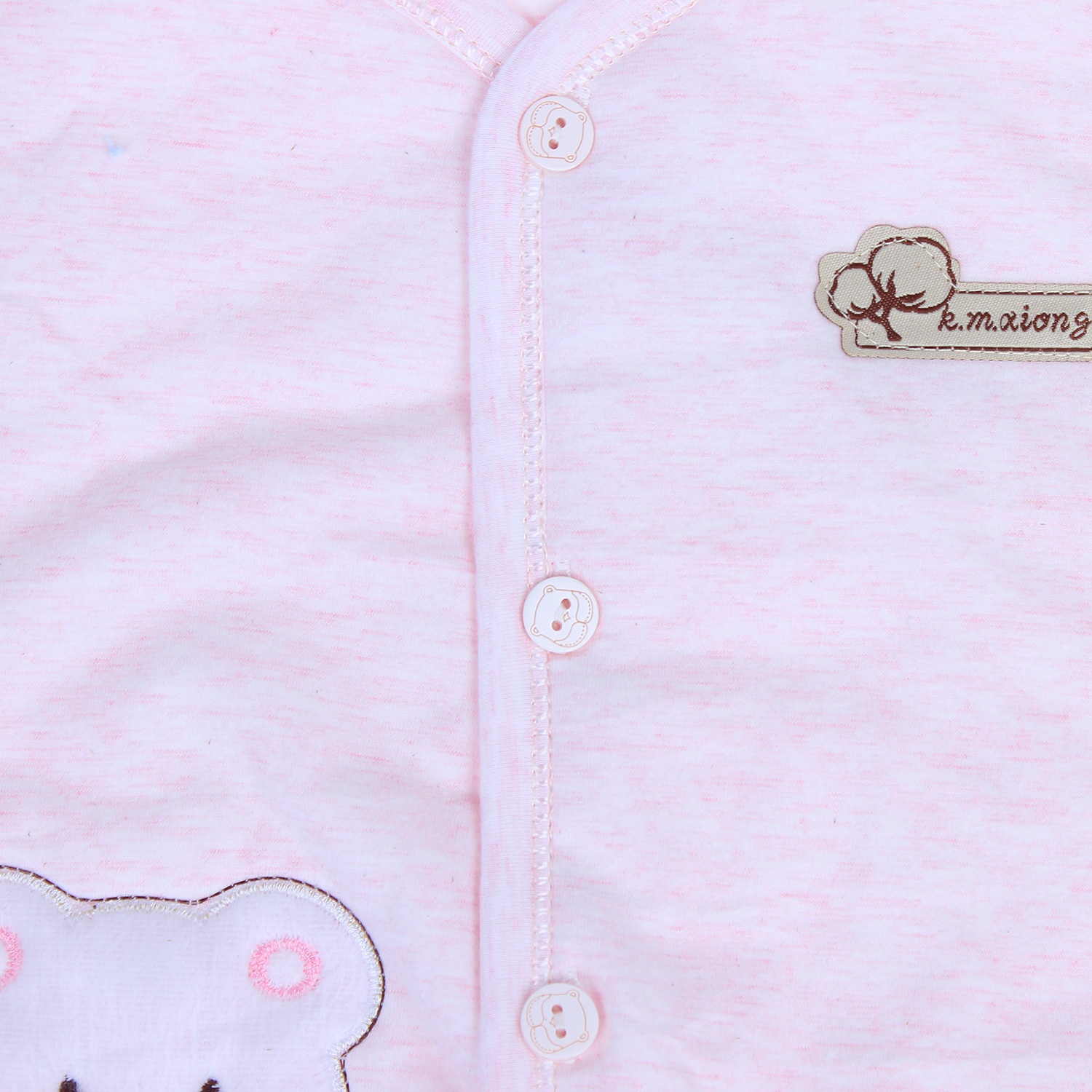 Áo gile bông in hình chú gấu đeo nơ hình 2