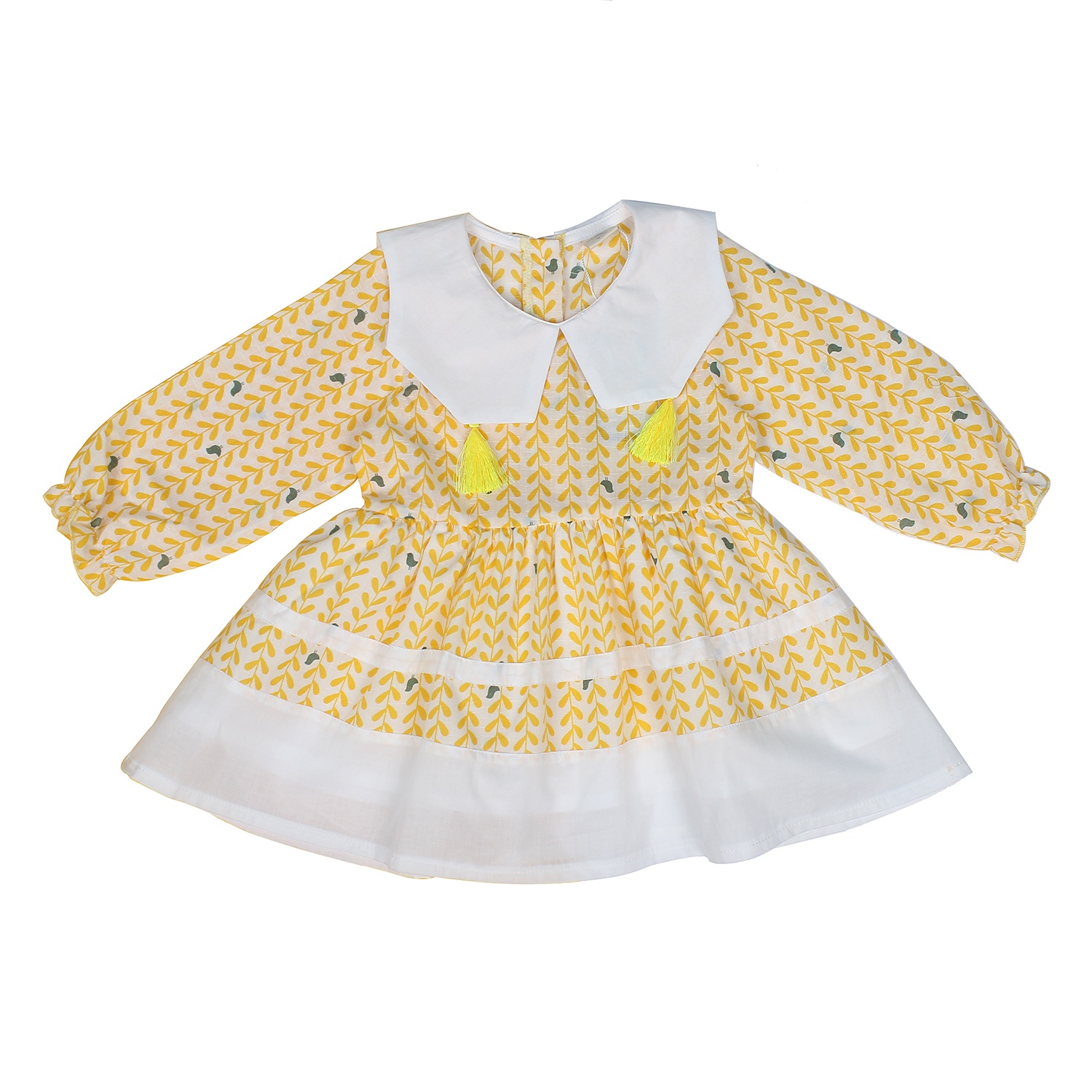 Váy dài Mamago in hình dây lá vàng M19T Váy dài Mamago in hình dây lá vàng M19T hình 1