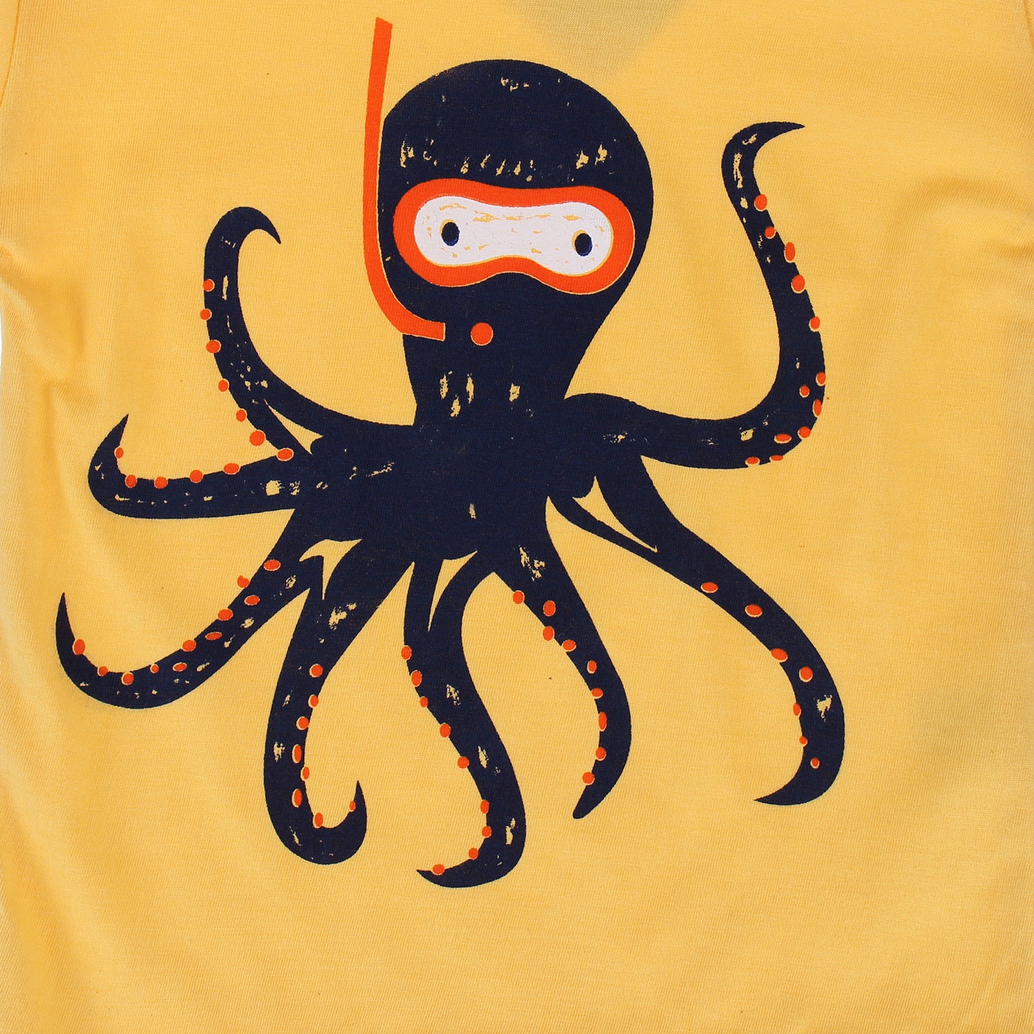 Áo cộc tay in hình bạch tuộc hình 3